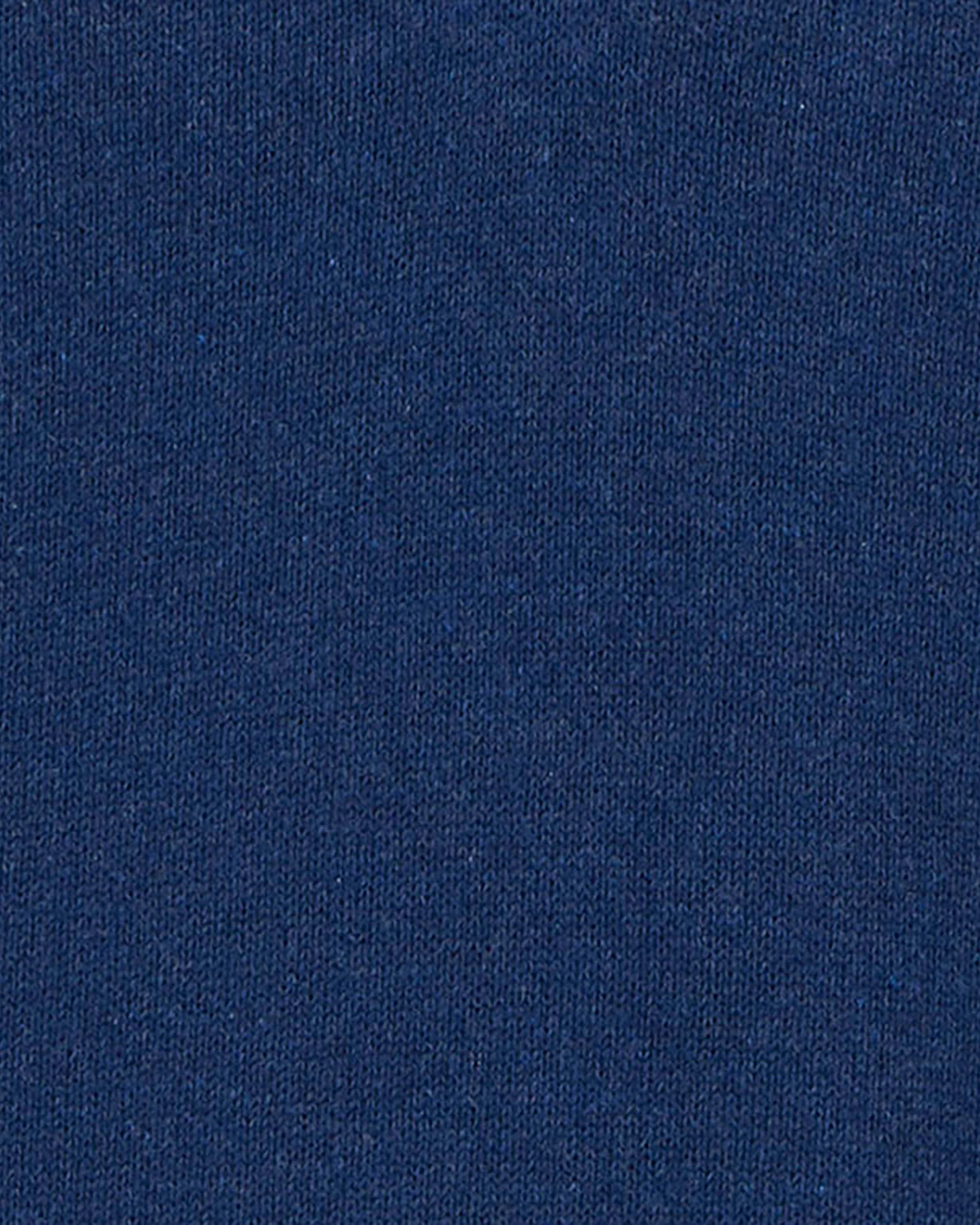 Barbour Cotton Mens Half Zip Jumper - Inky Marl - Image 5