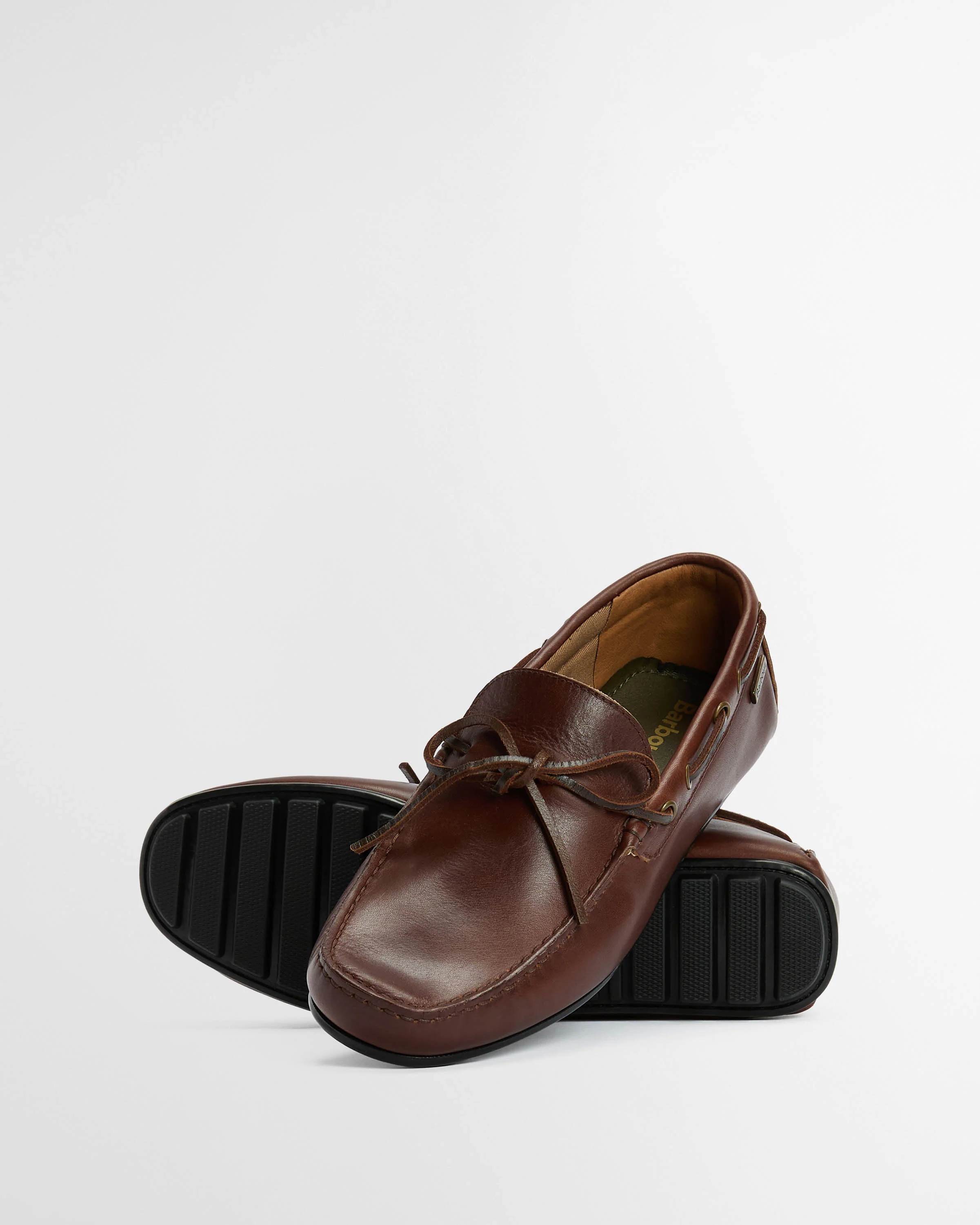 Barbour Courage Mens Driving Shoes - Brown - Image 3