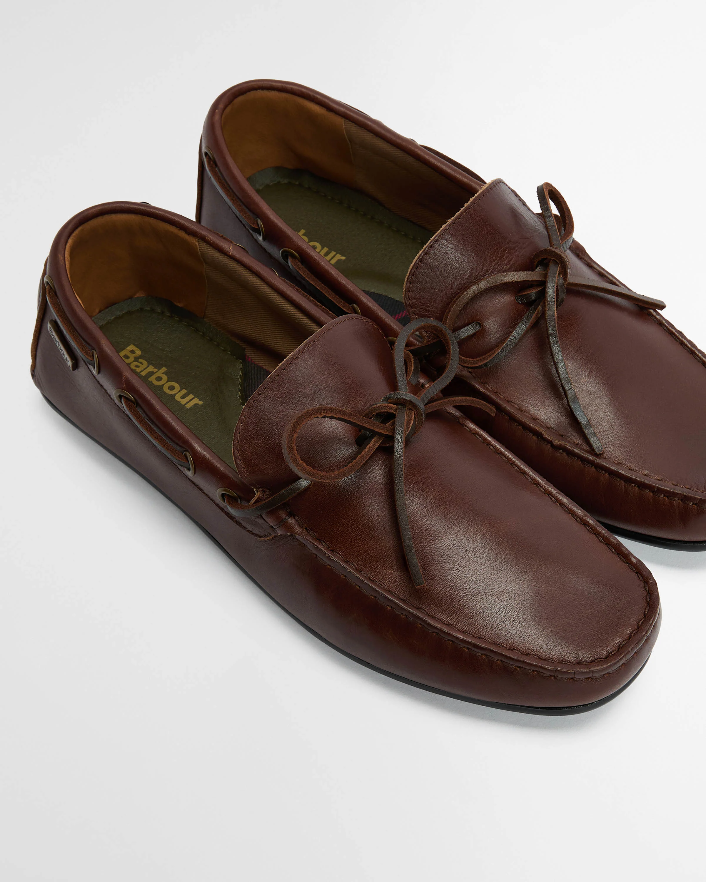 Barbour Courage Mens Driving Shoes - Brown - Image 7