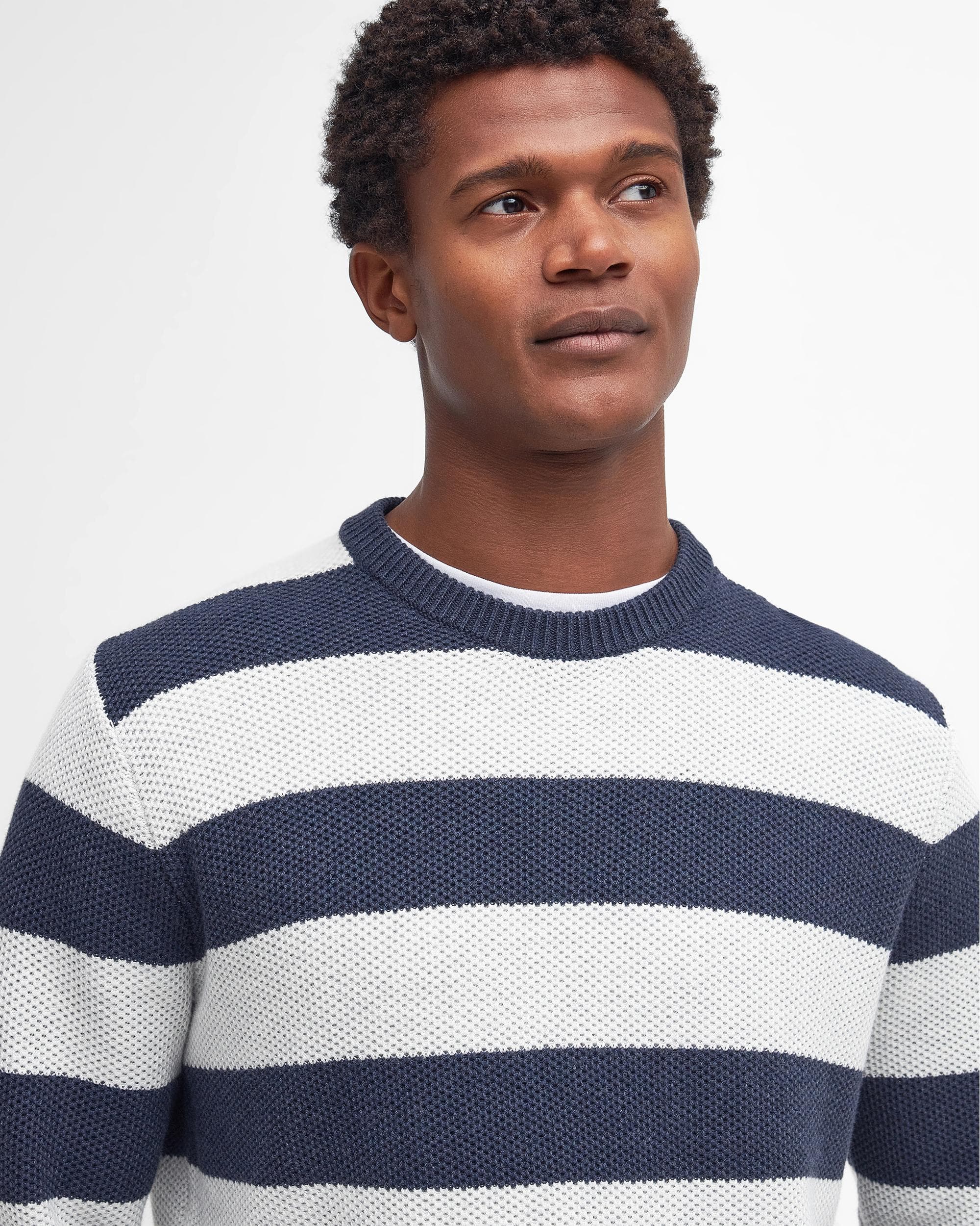 Barbour Craster Mens Crew Jumper - Image 2