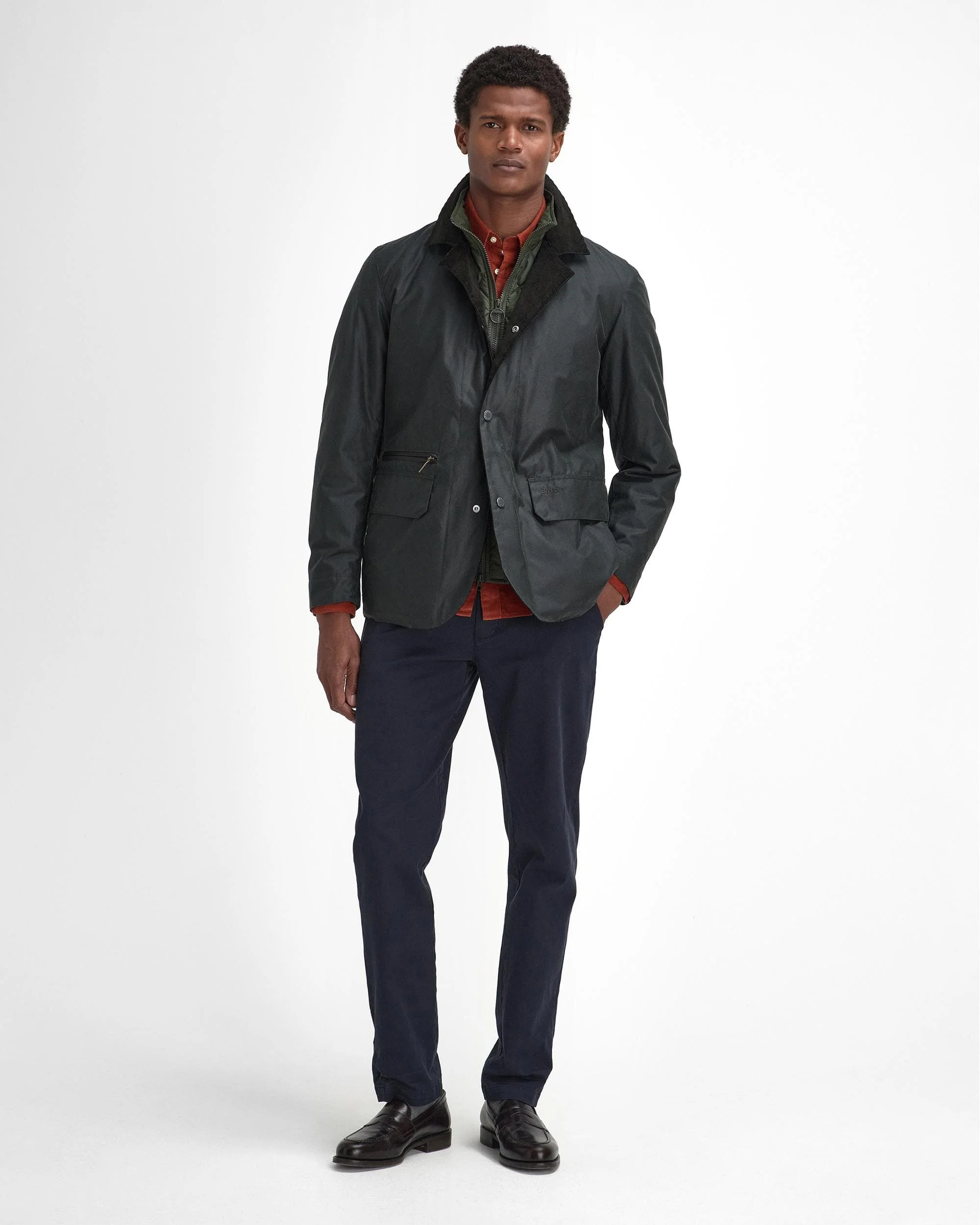 Barbour Craster Mens Mens Wax Jacket - Image 5