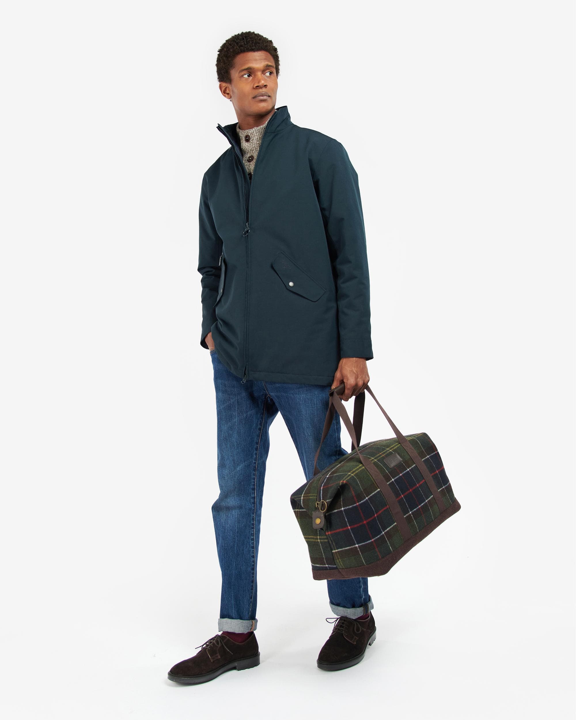 Barbour Cree Unisex Tartan Holdall - Image 2