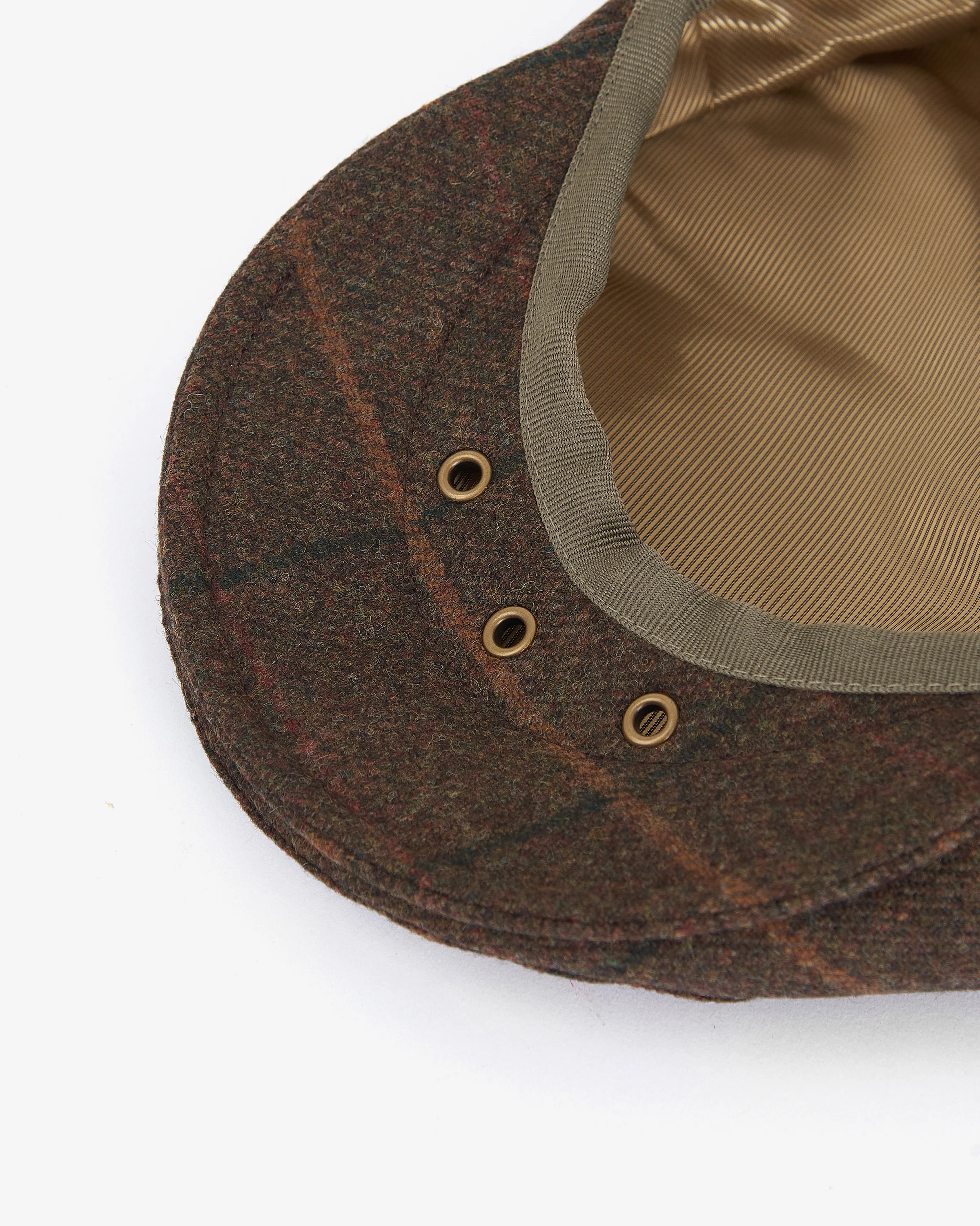 Barbour Crieff Mens Flat Cap - Brown - Image 3