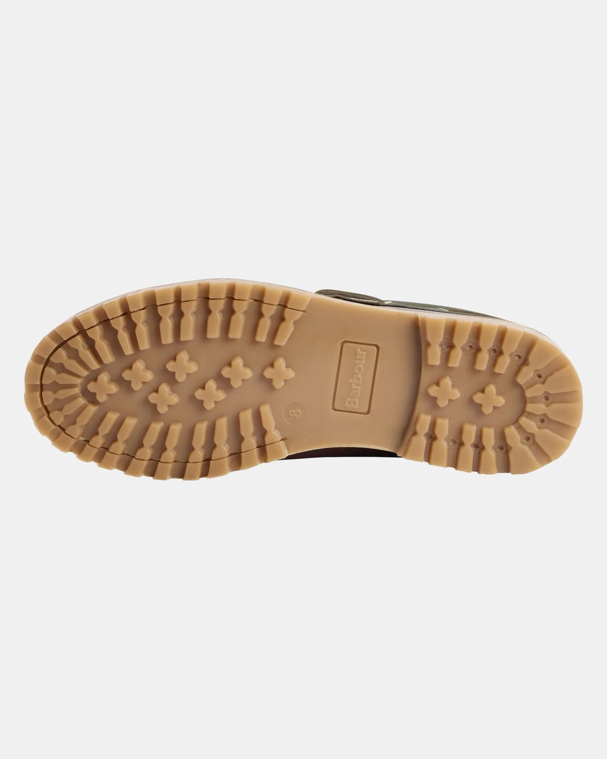 Barbour Deck Mens Boat Shoes - Mahogany - Image 2