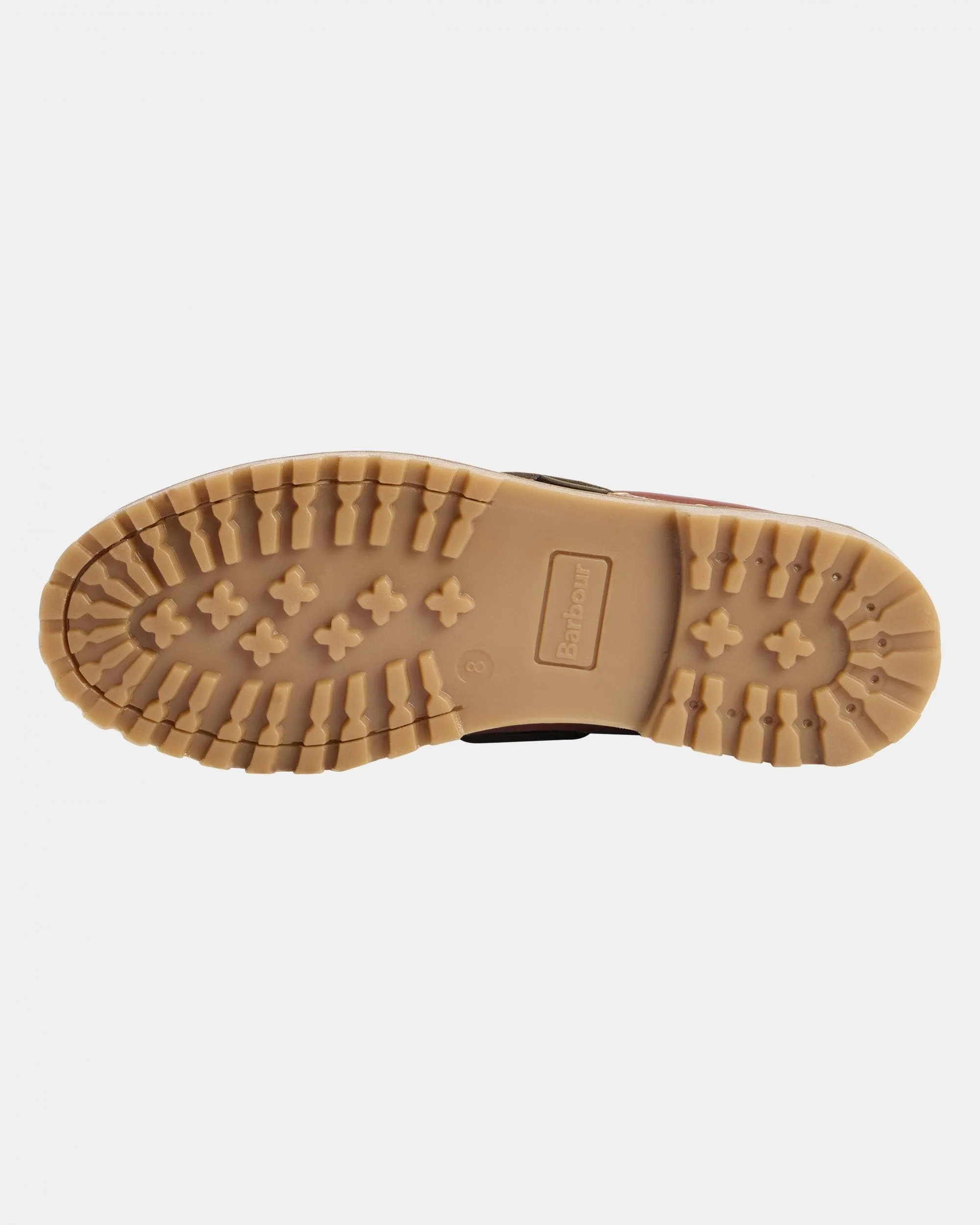 Barbour Deck Mens Boat Shoes - Tan - Image 2