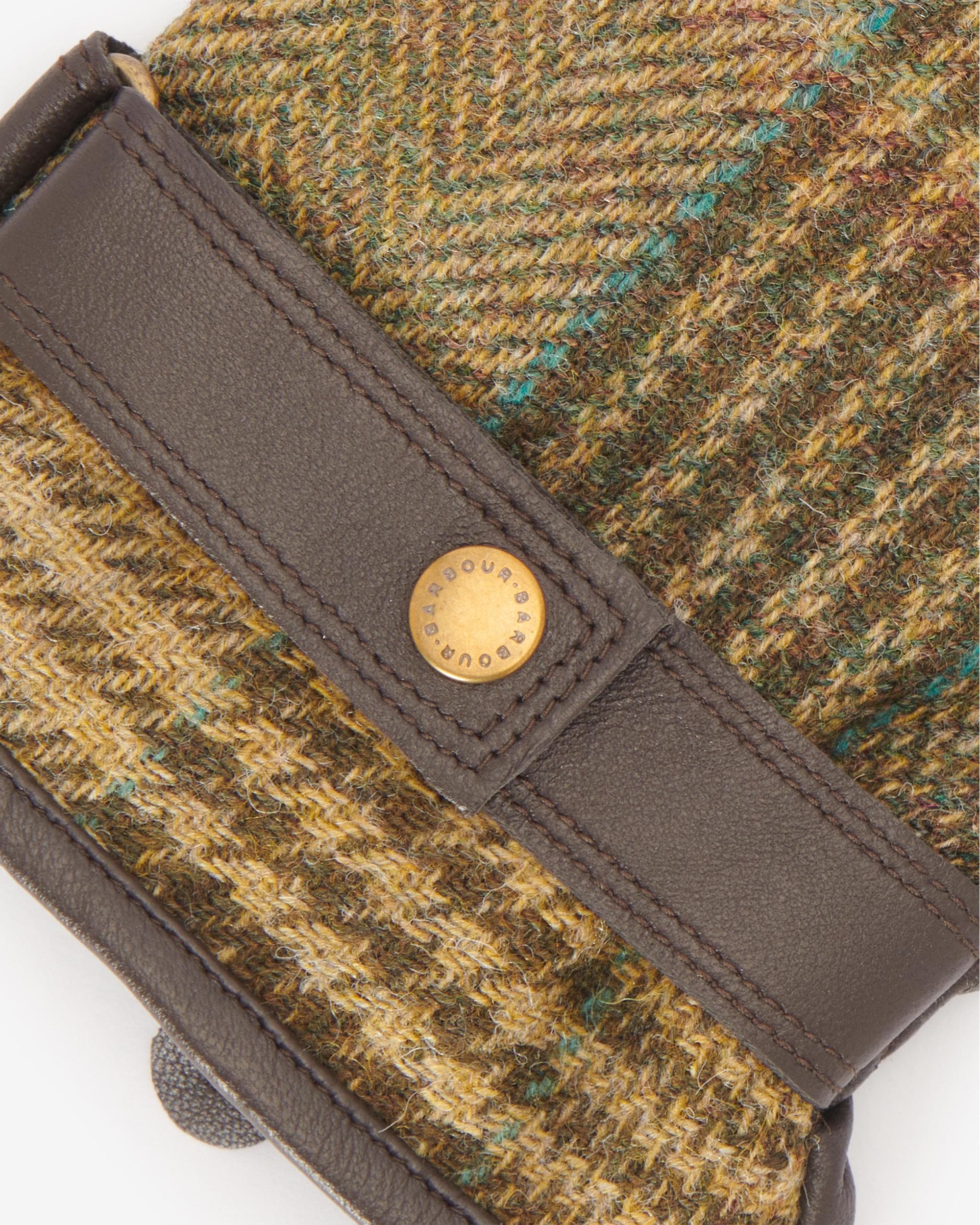 Barbour Deveron Mens Tweed Gloves - Image 2