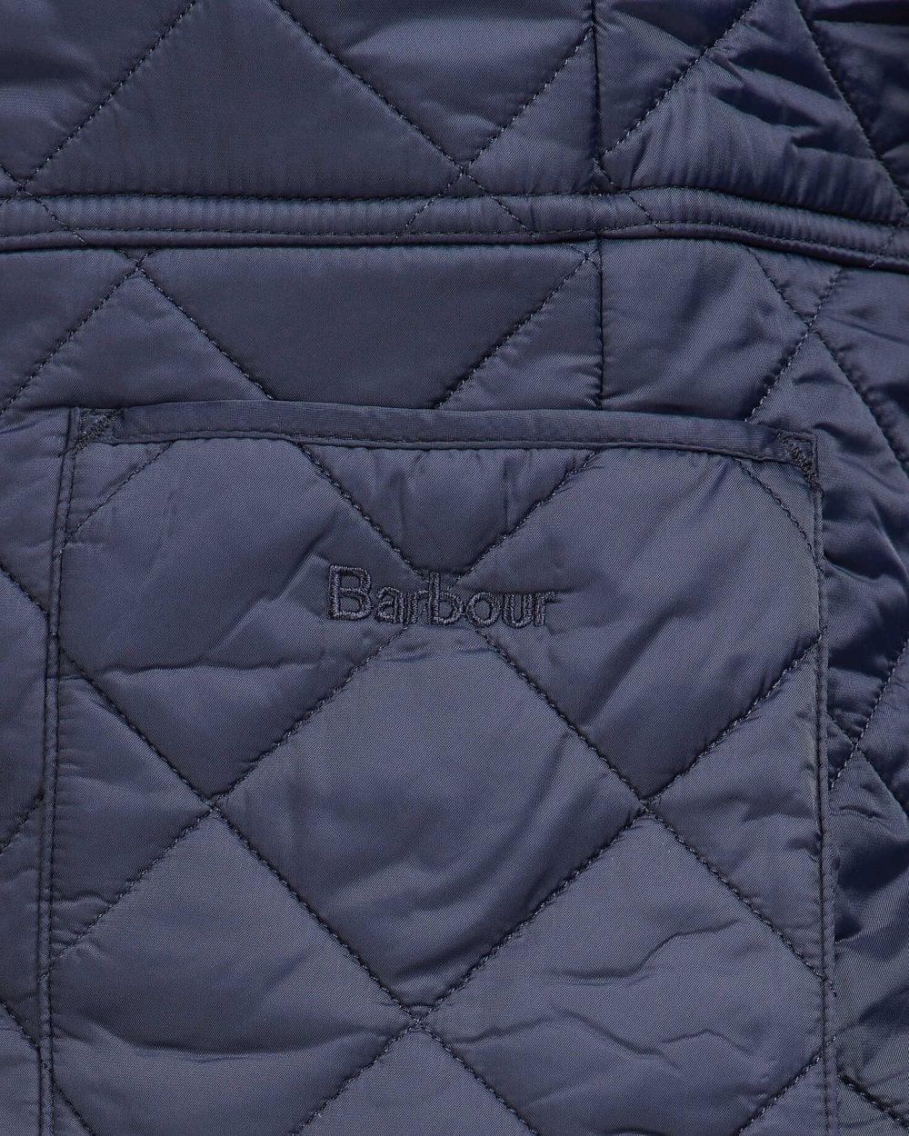 Barbour Deveron Polarquilt Womens Jacket - Navy/Navy - Image 7