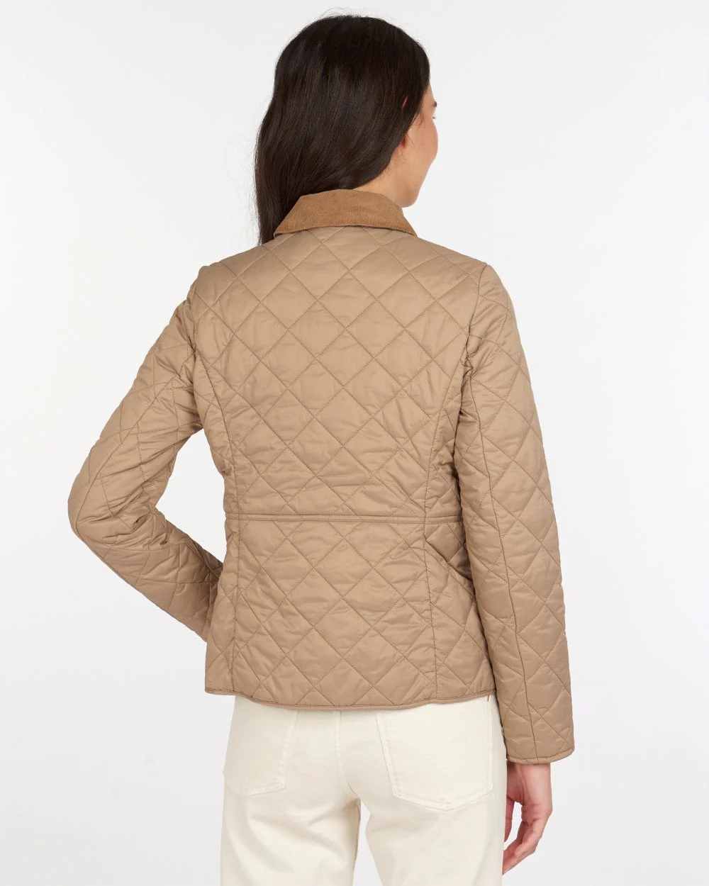 Barbour Deveron Quilted Womens Jacket - Light Trench/Light Trench - Image 4