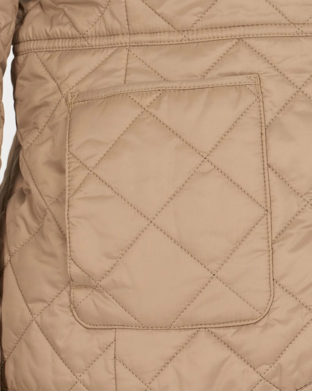 Barbour Deveron Quilted Womens Jacket - Light Trench/Light Trench - Image 5