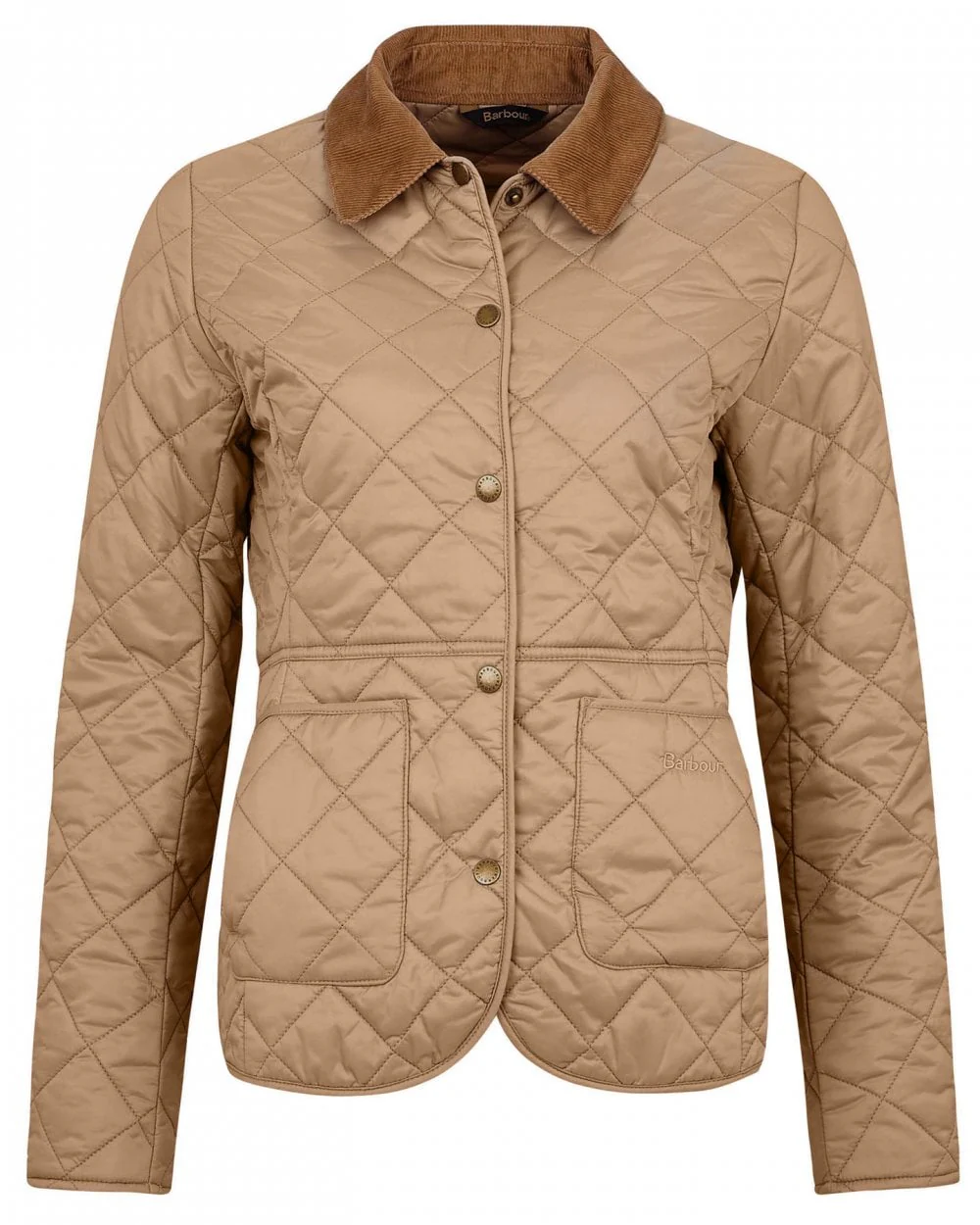 Barbour Deveron Quilted Womens Jacket - Light Trench/Light Trench - Image 8