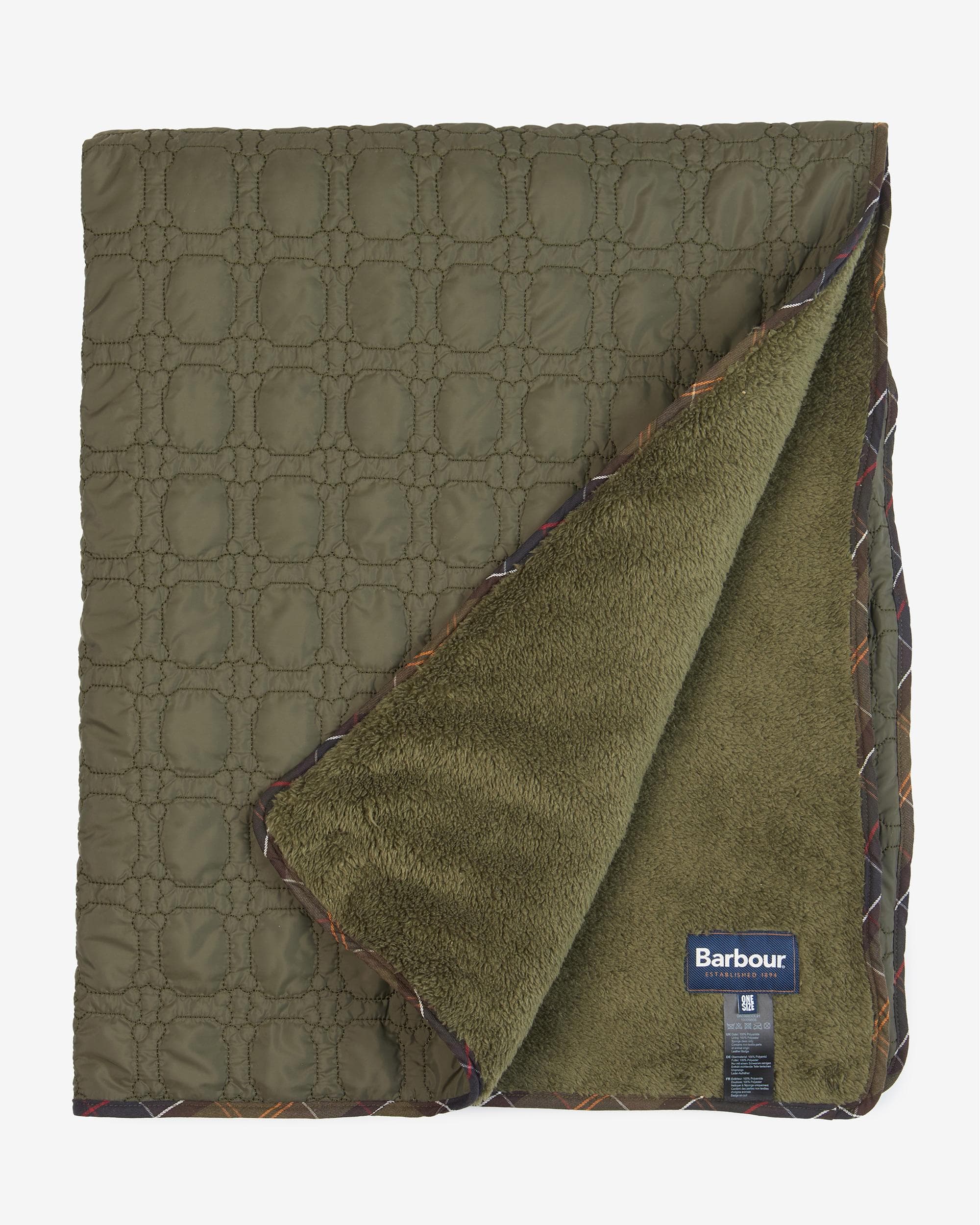 Barbour Dog Bone Quilted Blanket - Image 5