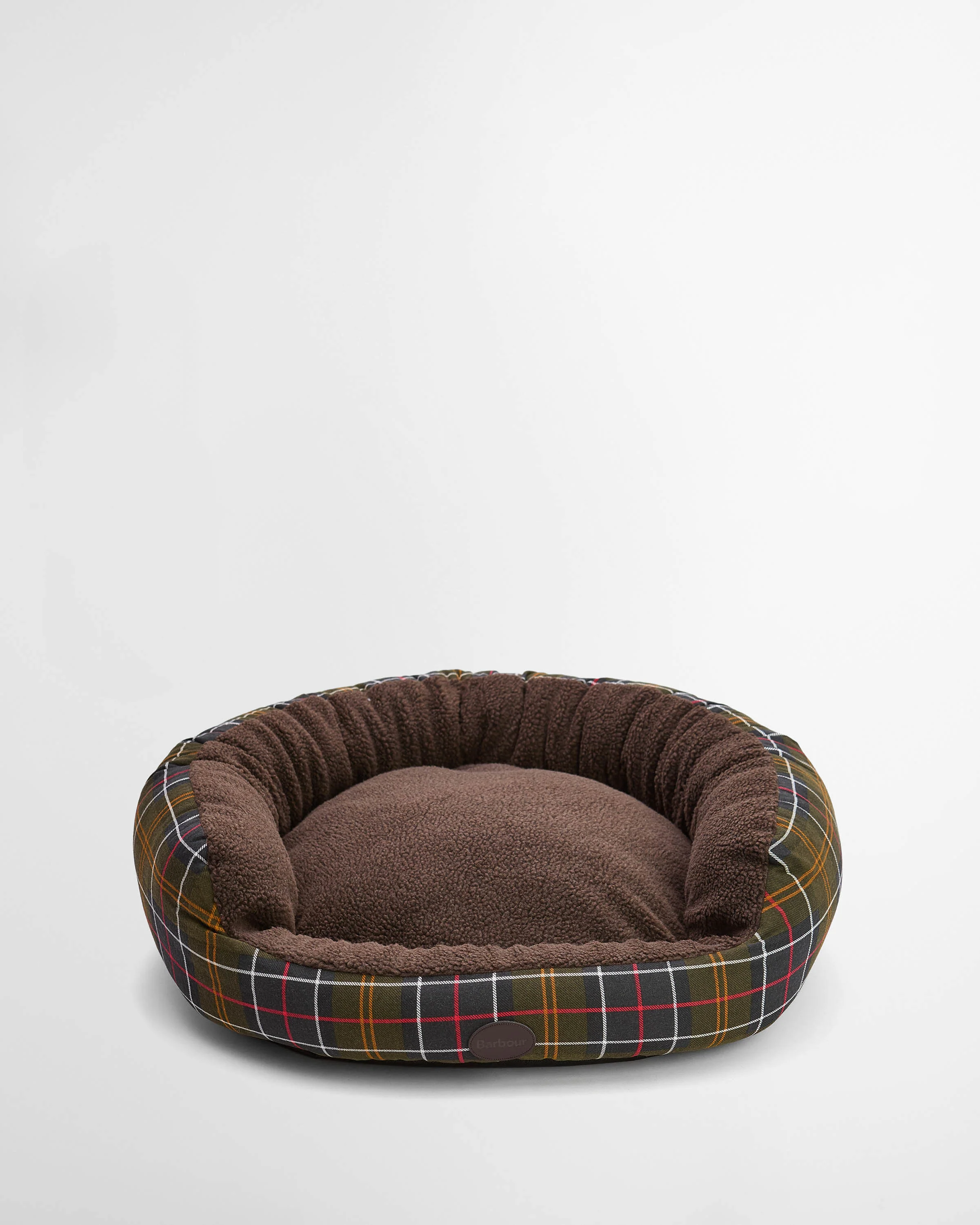 Barbour Dog Snuggle Bed 30" - Classic Tartan - Image 5