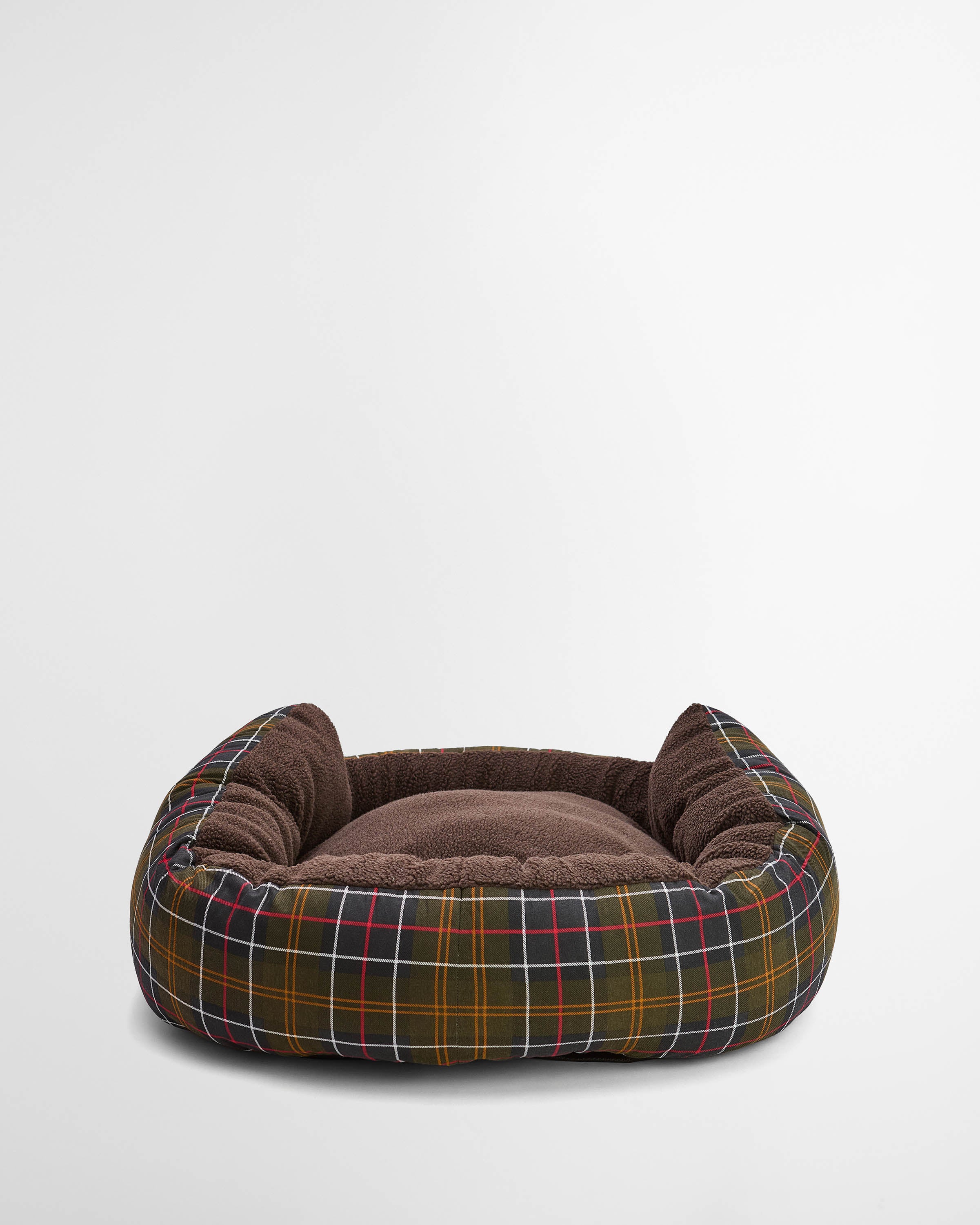 Barbour Dog Snuggle Bed 35" - Classic Tartan - Image 4