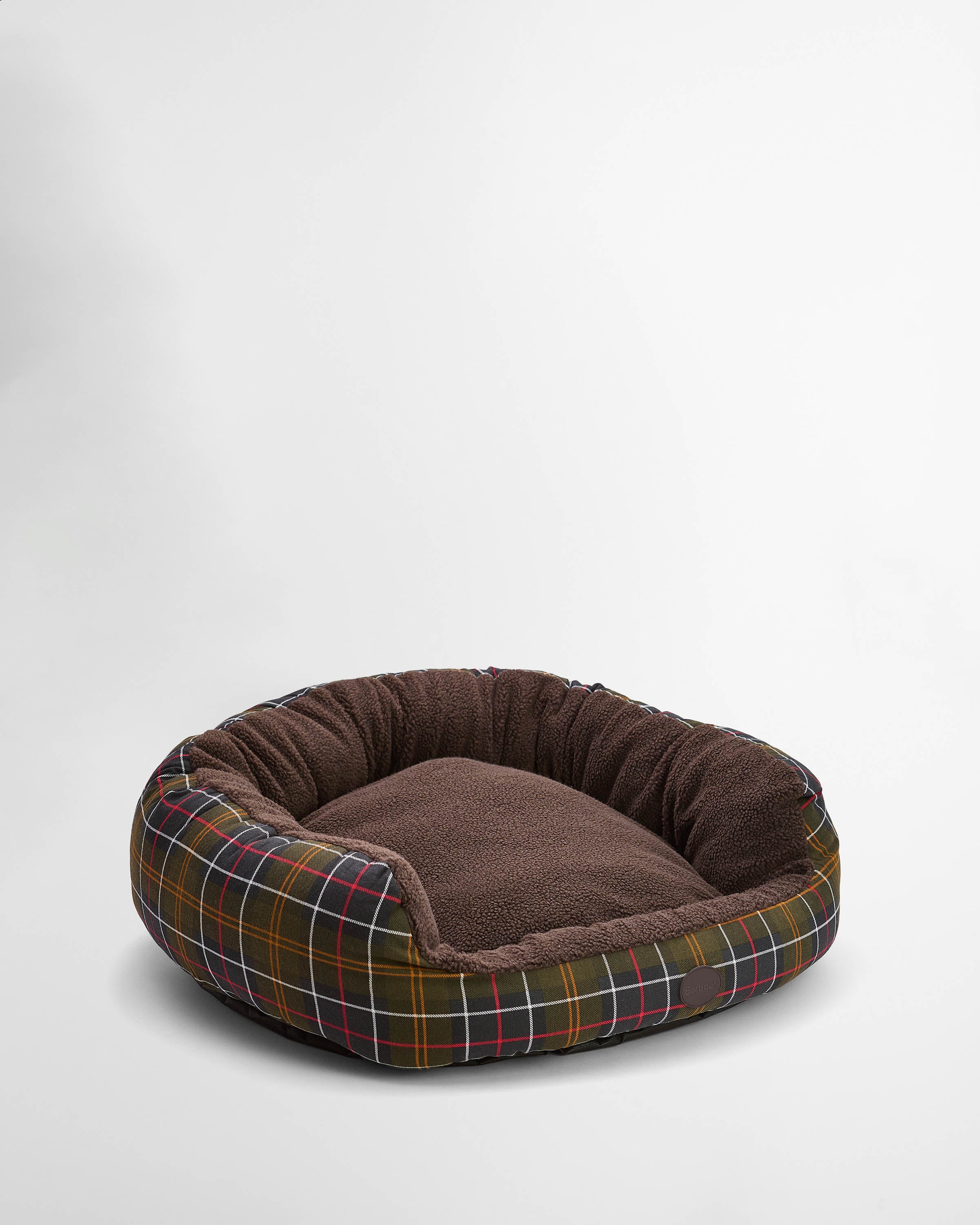 Barbour Dog Snuggle Bed 35" - Classic Tartan - Image 5