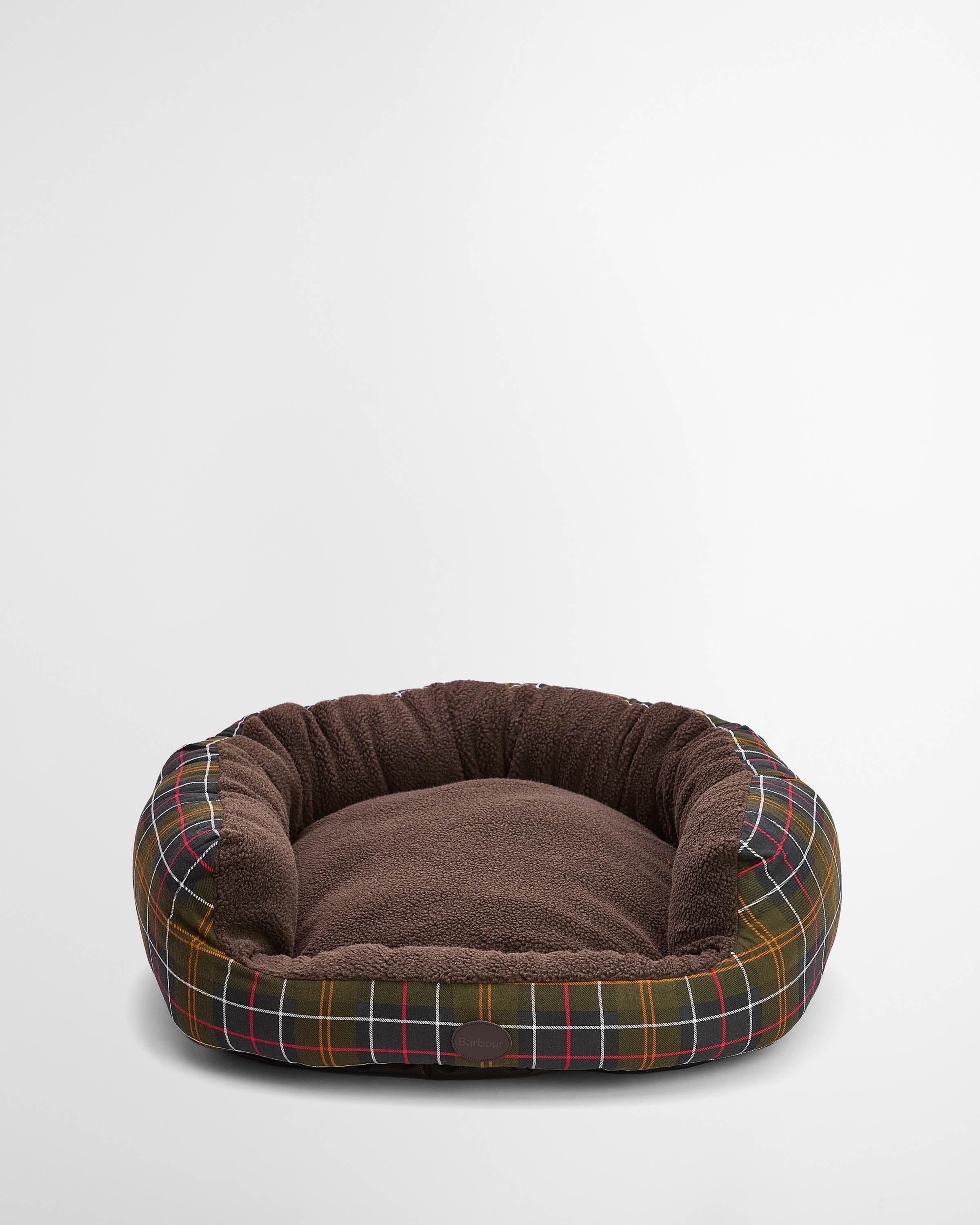 Barbour Dog Snuggle Bed 35" - Classic Tartan - Image 6