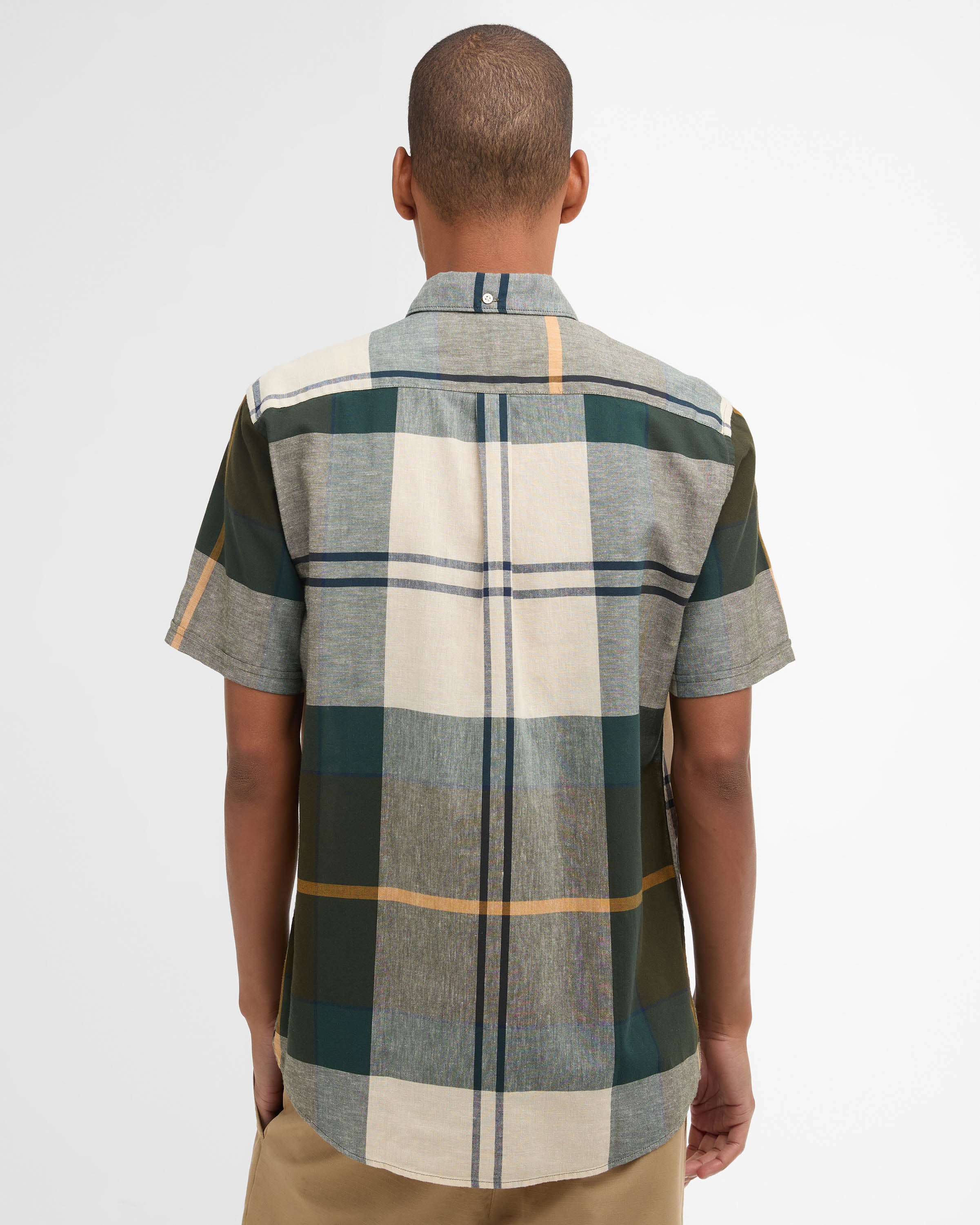 Barbour Douglas Mens Tailored Shirt - Ancient Tartan - Image 5