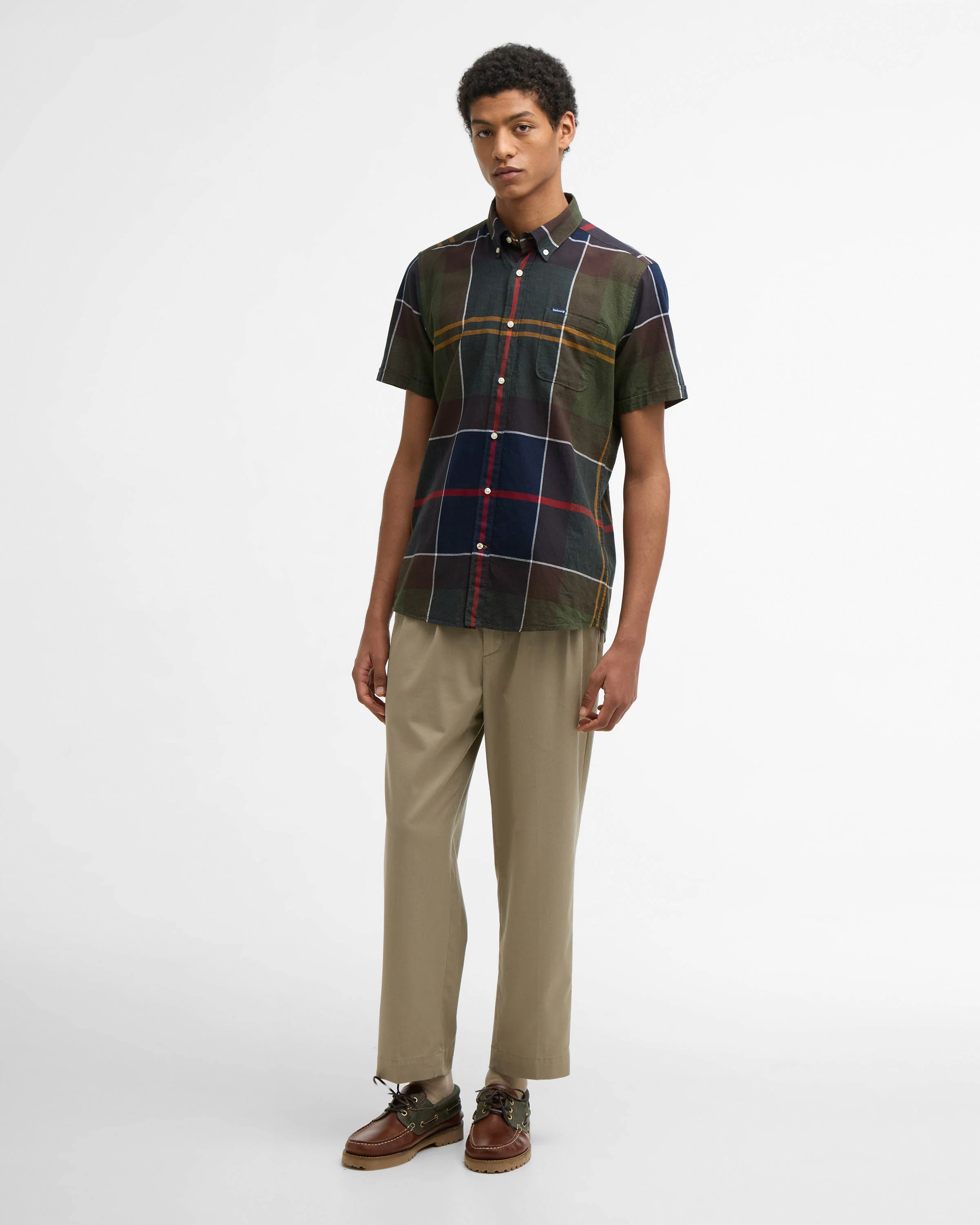 Barbour Douglas Mens Tailored Shirt - Classic Tartan - Image 4