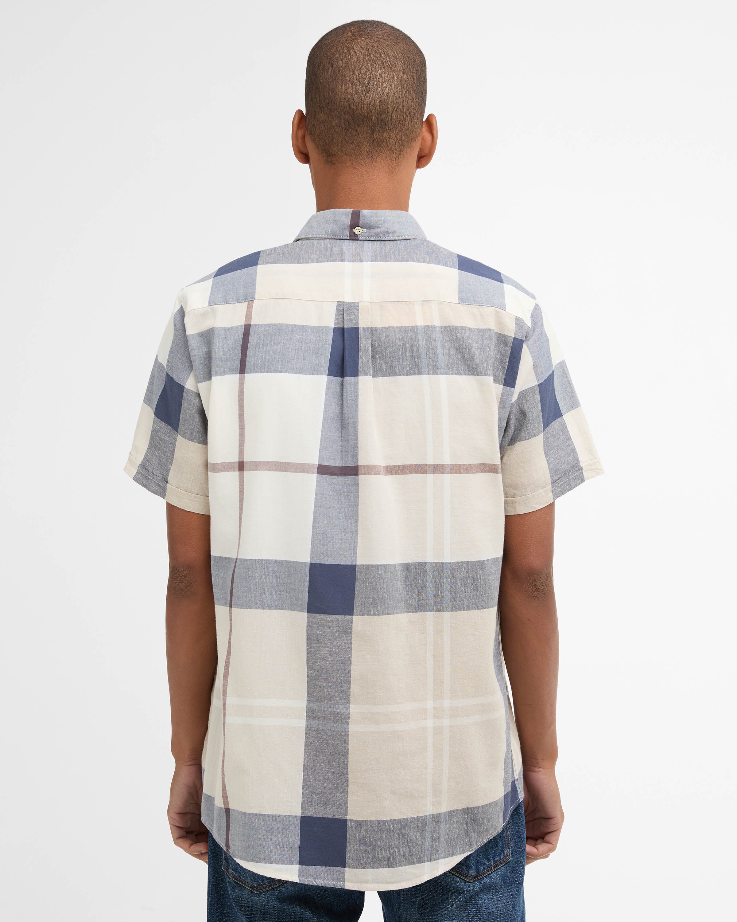 Barbour Douglas Mens Tailored Shirt - Oban Mist Tartan - Image 5