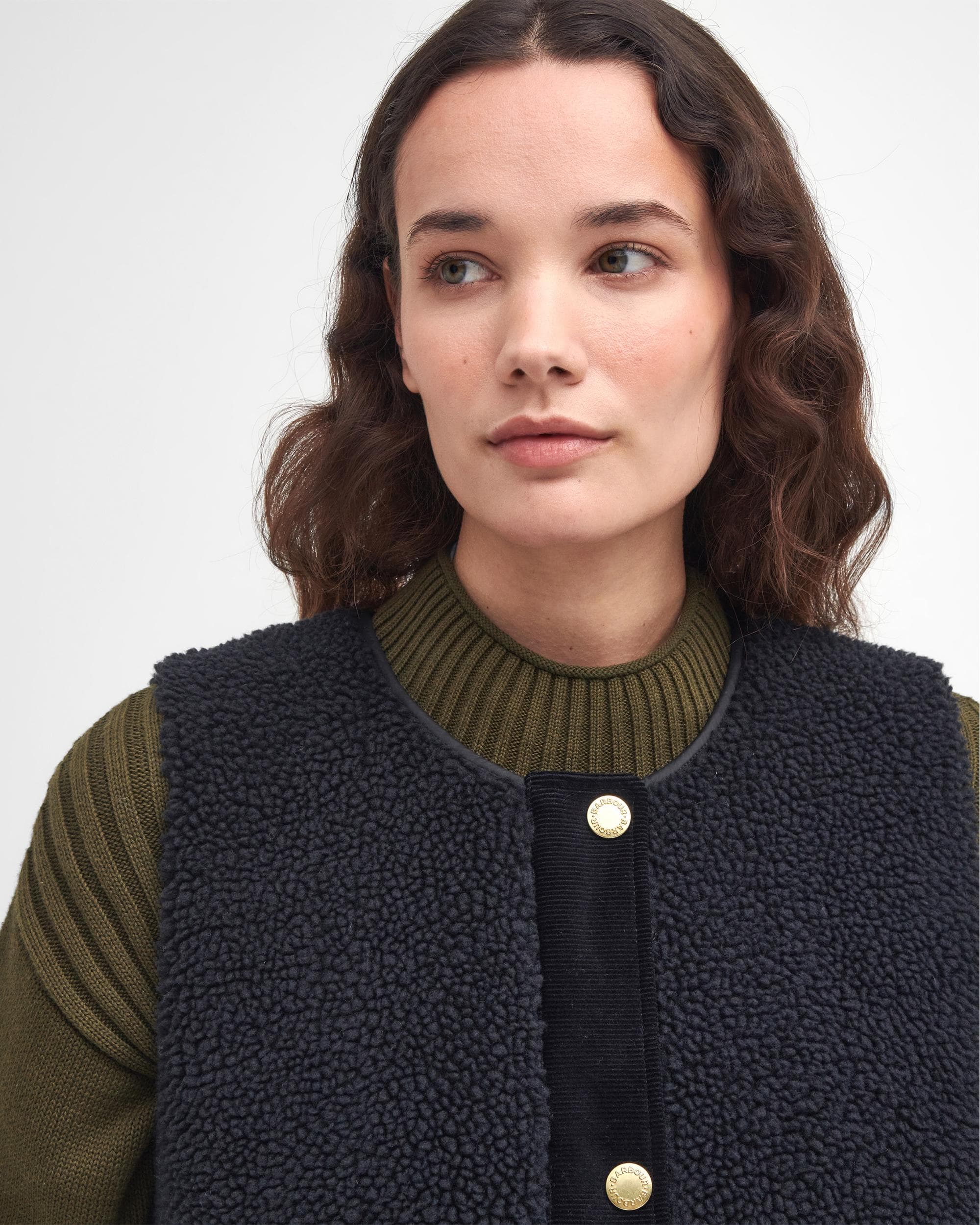Barbour Dulsie Womens Liner - Black/Classic - Image 2