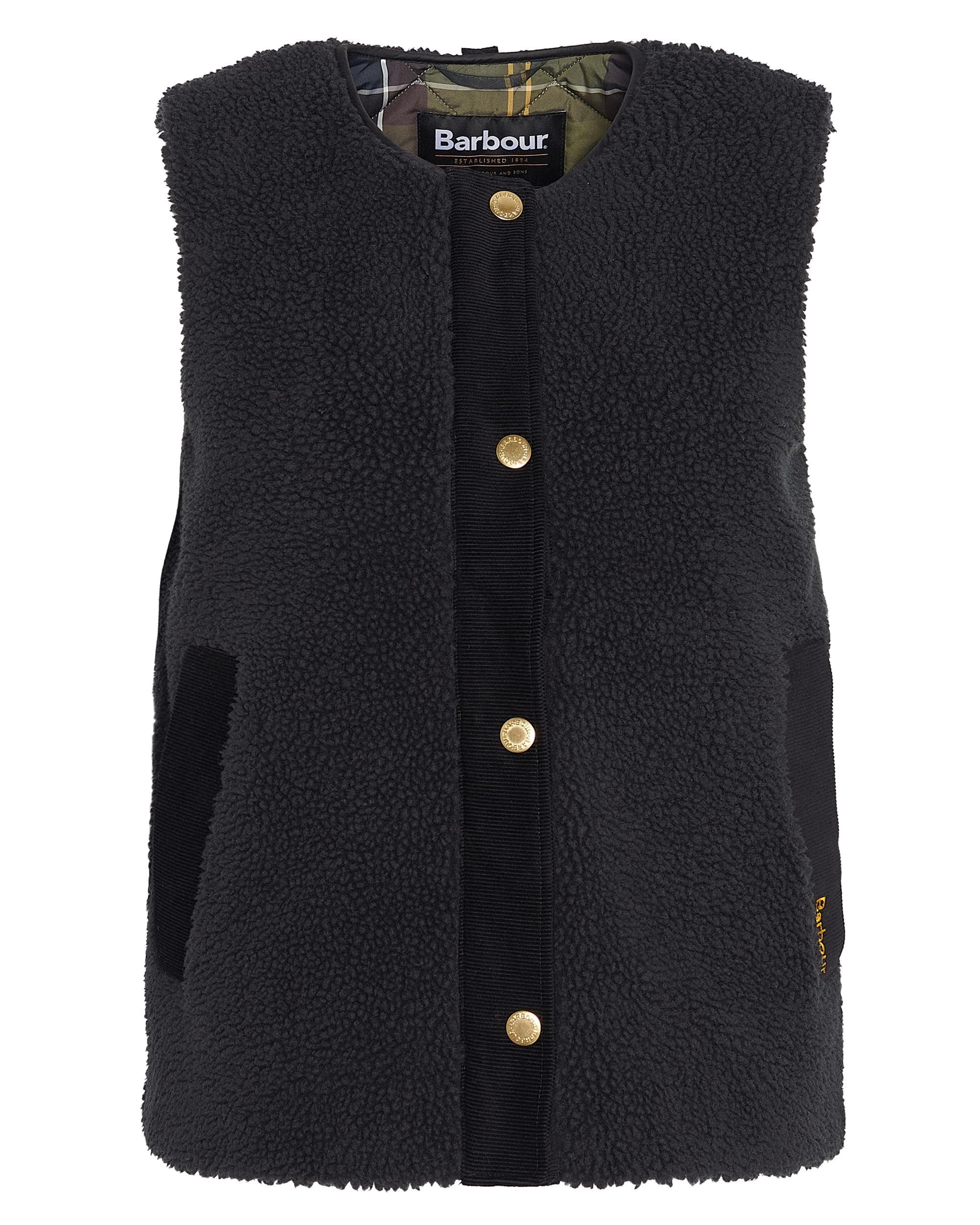 Barbour Dulsie Womens Liner - Black/Classic - Image 9