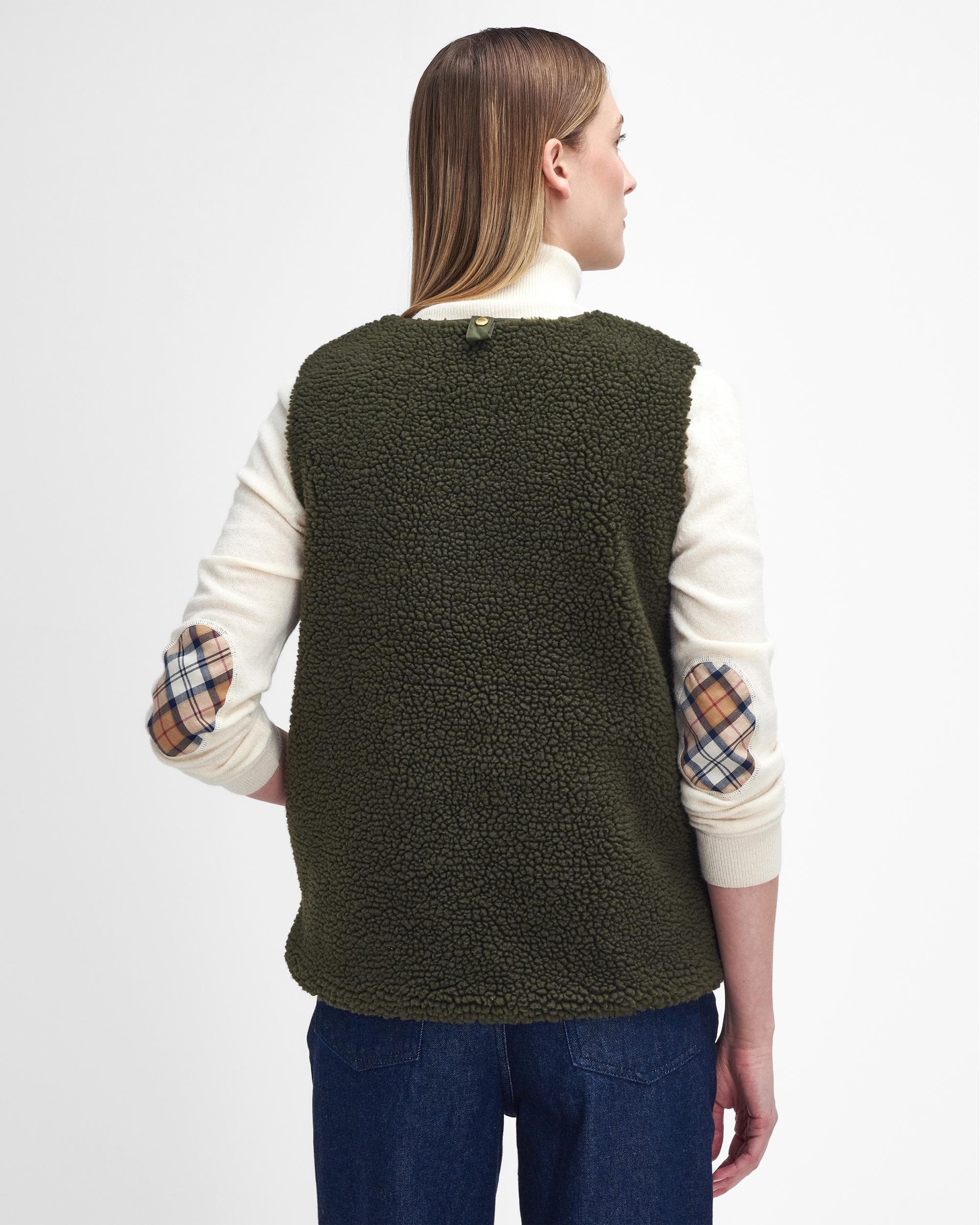 Barbour Dulsie Womens Liner - Olive/Ancient - Image 5