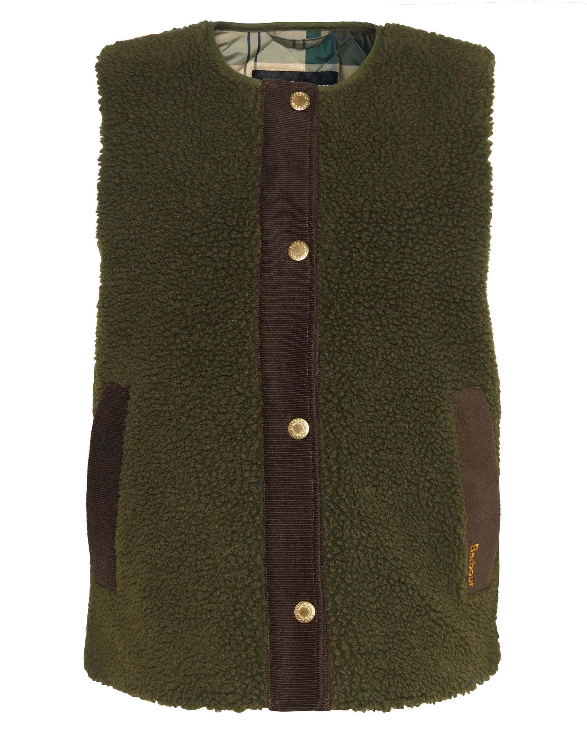 Barbour Dulsie Womens Liner - Olive/Ancient - Image 9