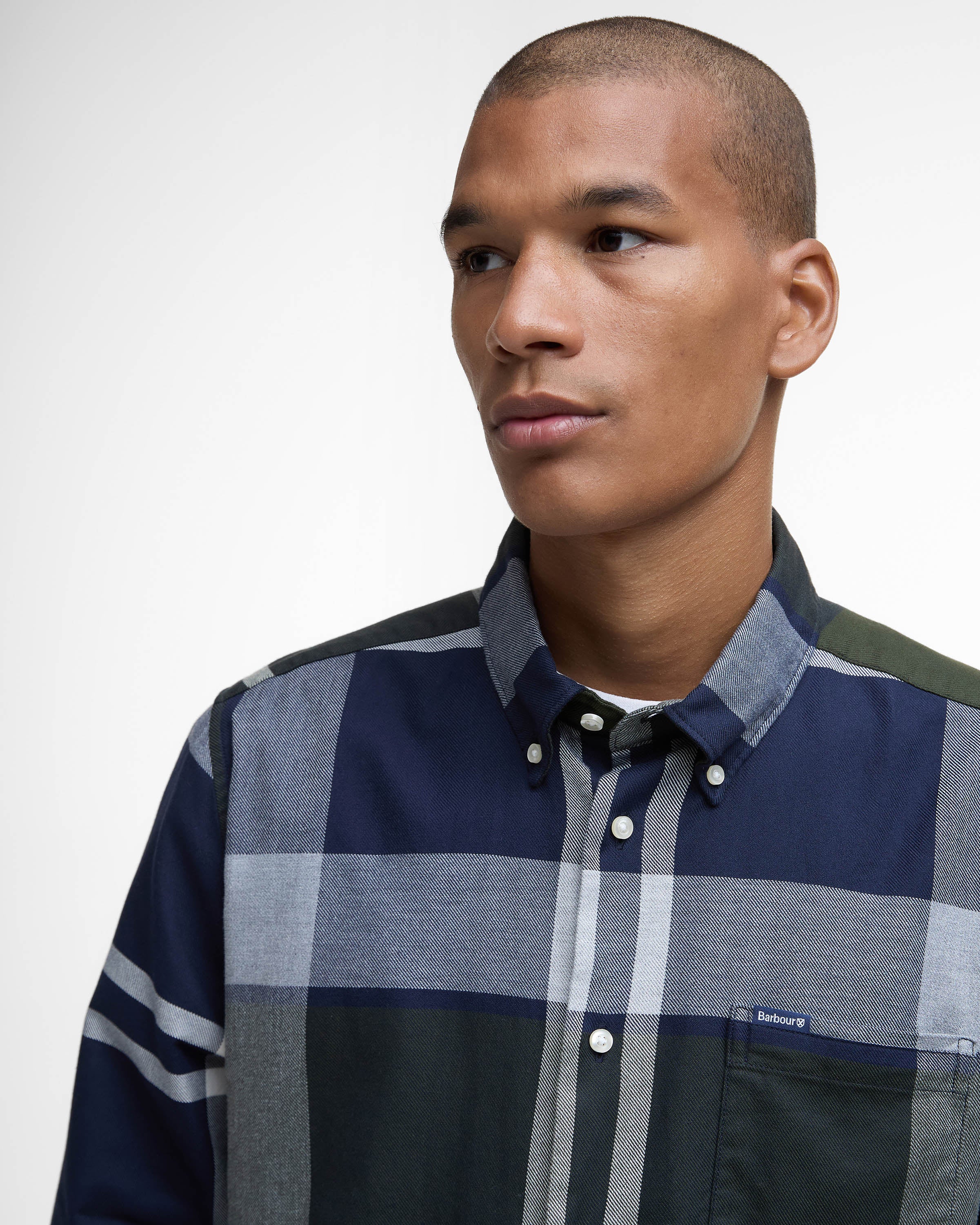 Barbour Dunoon Tailored Mens Shirt - Fernwood Tartan - Image 2