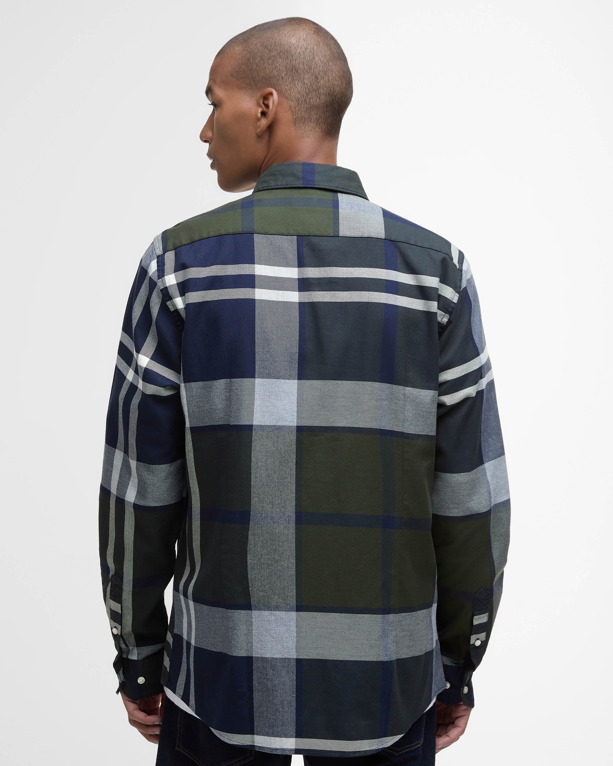 Barbour Dunoon Tailored Mens Shirt - Fernwood Tartan - Image 4