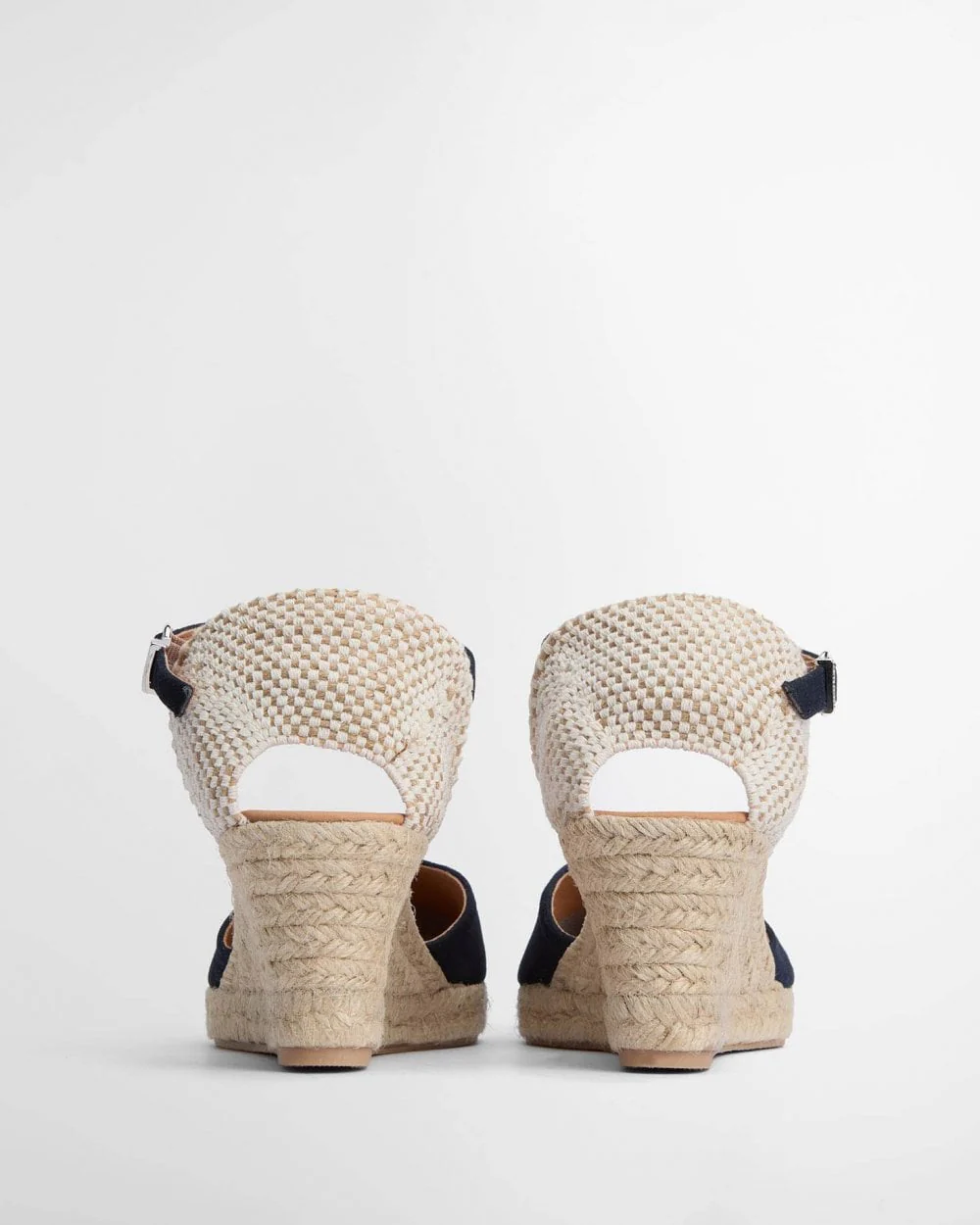 Barbour Elder Womens Suede Espadrilles - Navy - Image 4