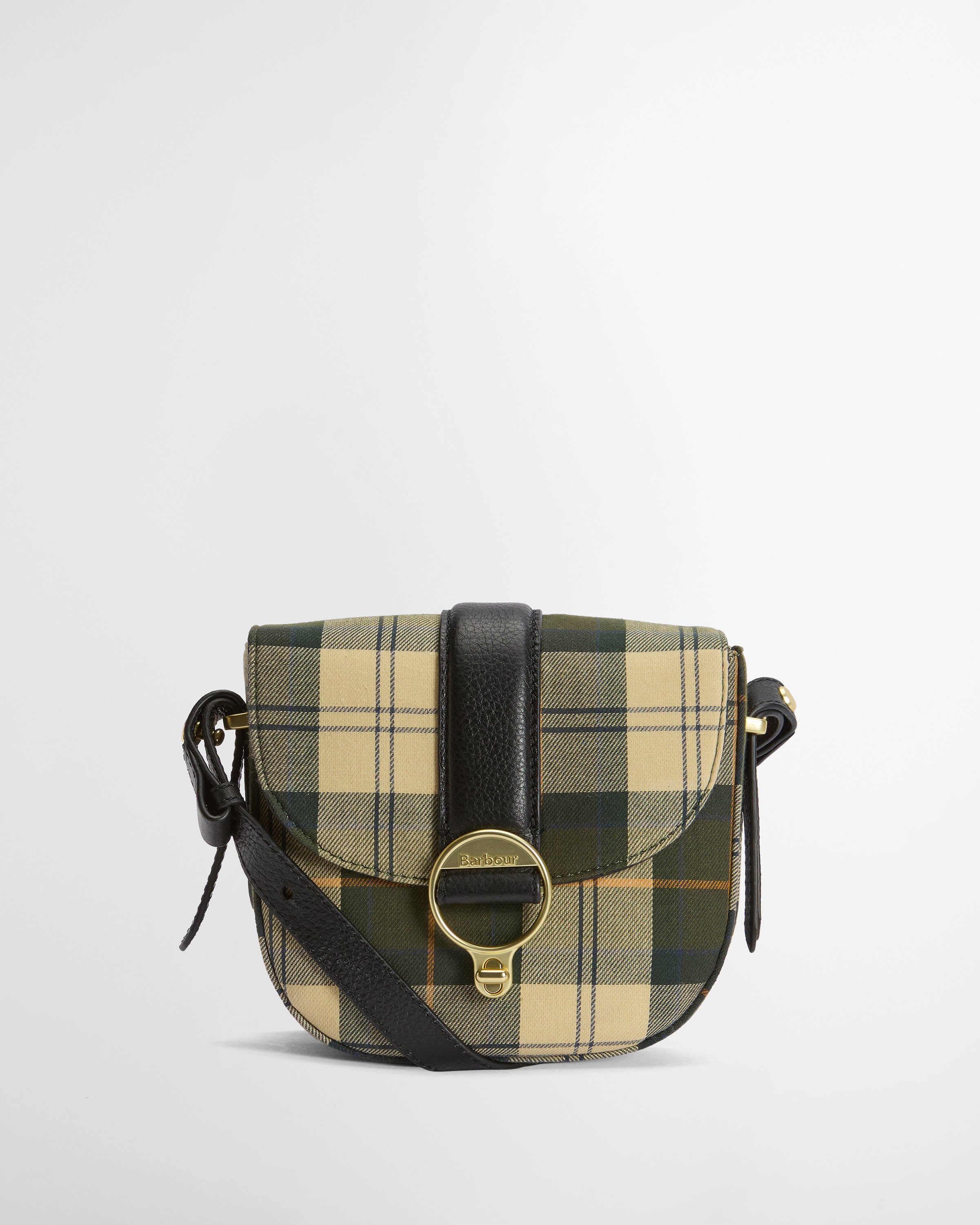 Barbour Elm Womens Tartan Crossbody Bag - Ancient Tartan - Image 2