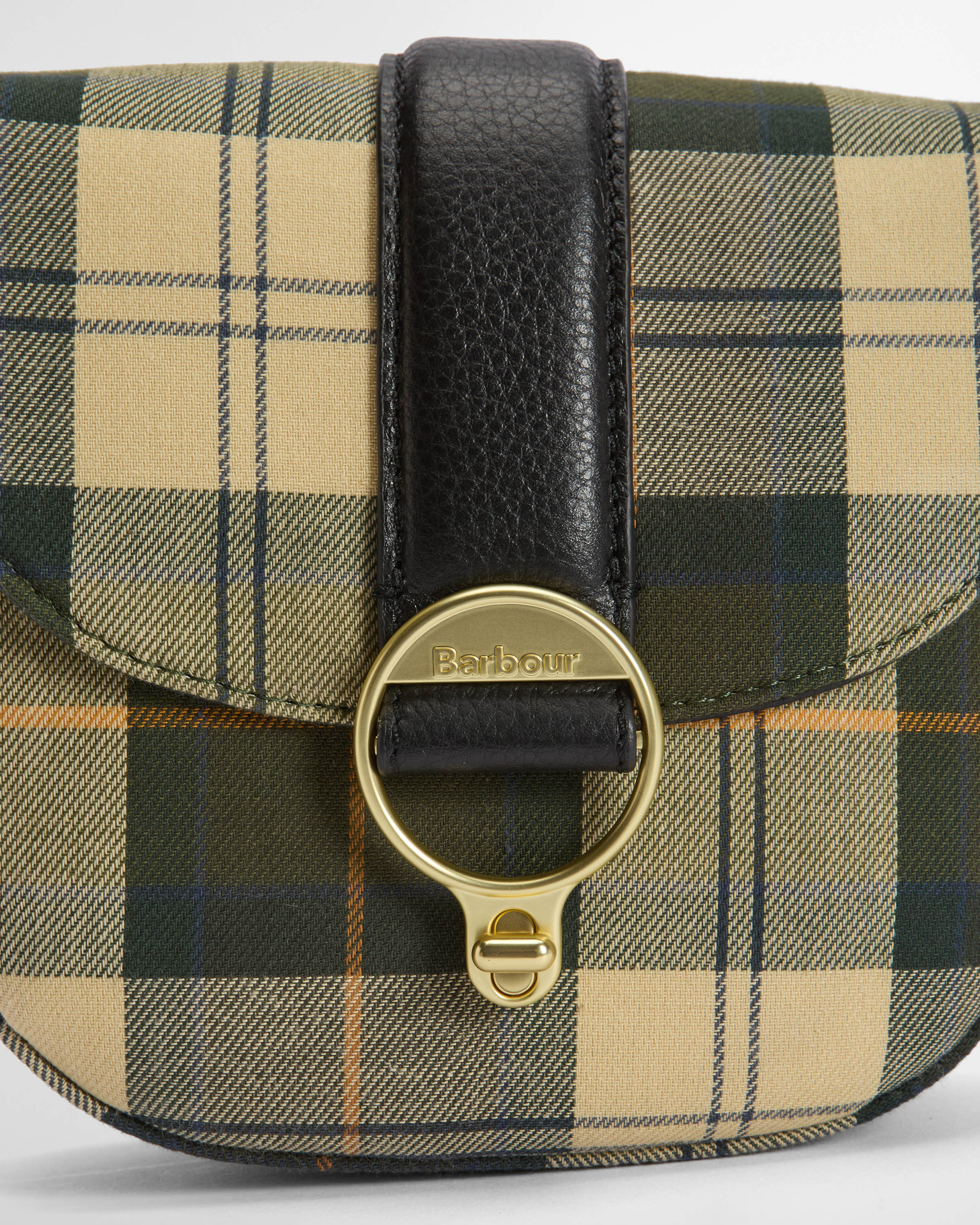 Barbour Elm Womens Tartan Crossbody Bag - Ancient Tartan - Image 7