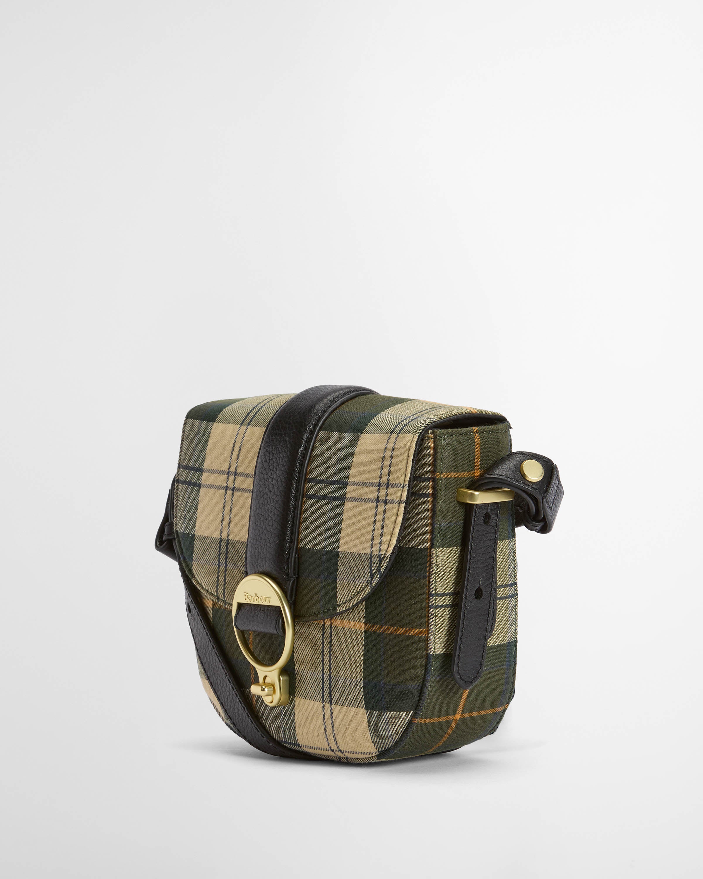 Barbour Elm Womens Tartan Crossbody Bag - Ancient Tartan - Image 8