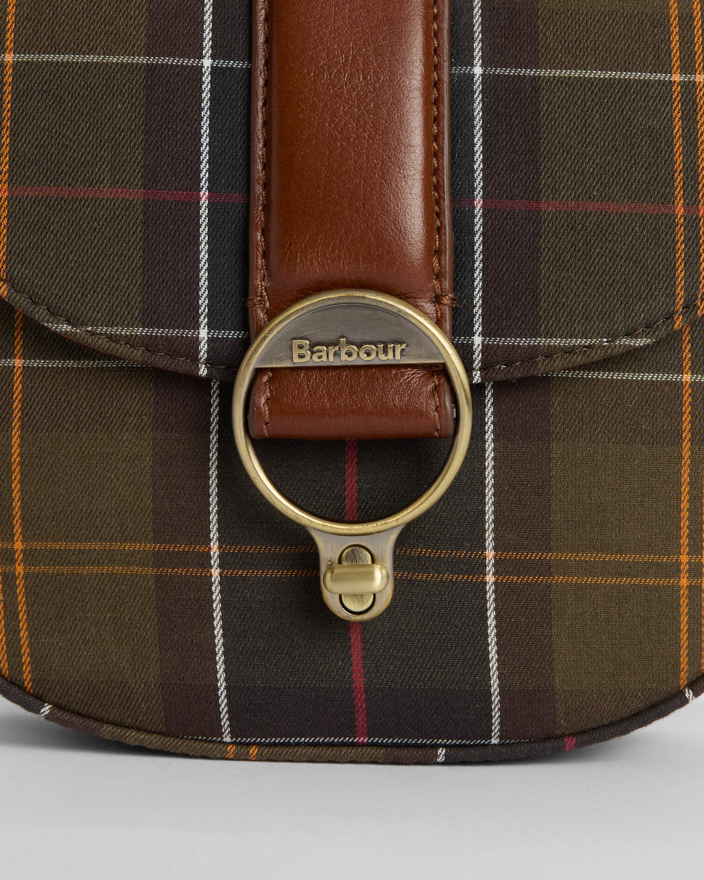 Barbour Elm Womens Tartan Crossbody Bag- Classic Tartan - Image 10