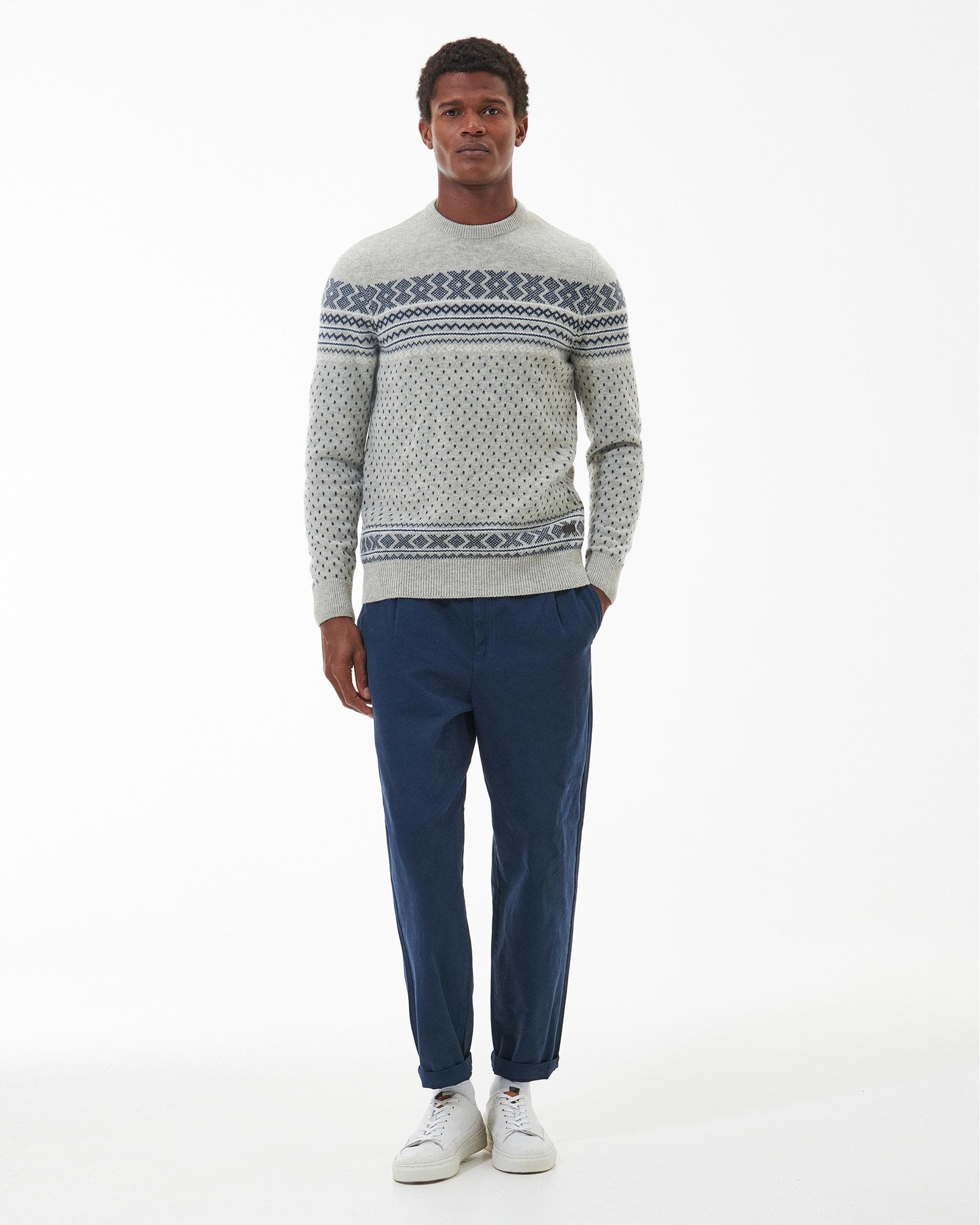 Barbour Essential Fairisle Mens Jumper - Image 3