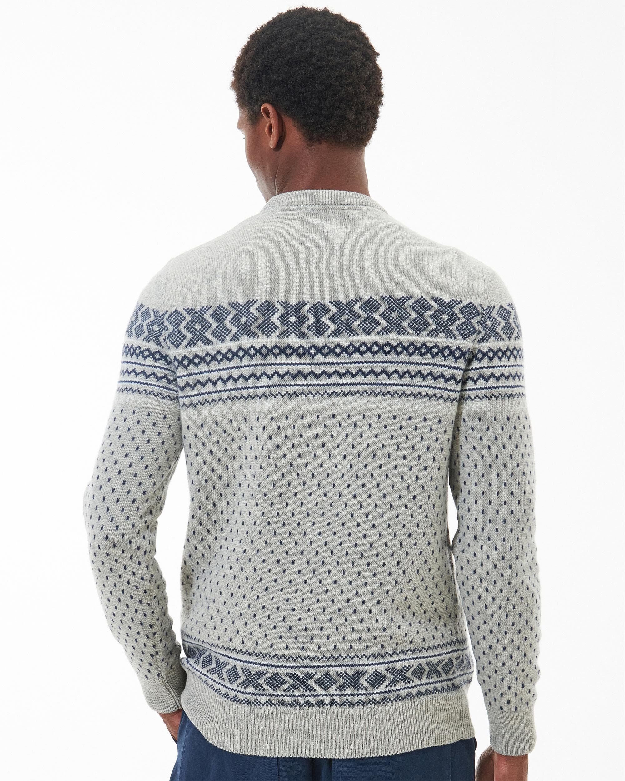 Barbour Essential Fairisle Mens Jumper - Image 4