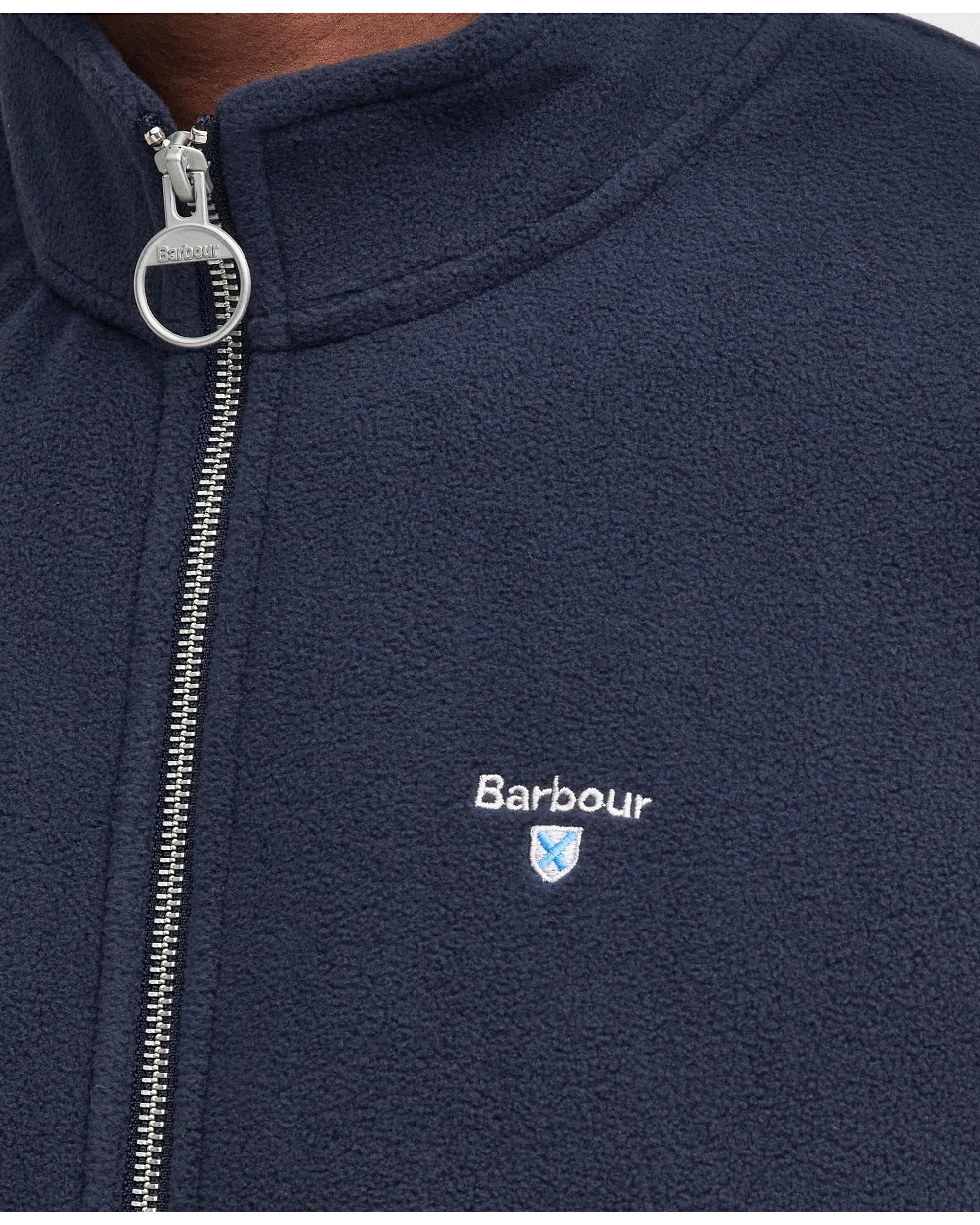 Barbour Essentials Mens Fleece Gilet - Navy - Image 6