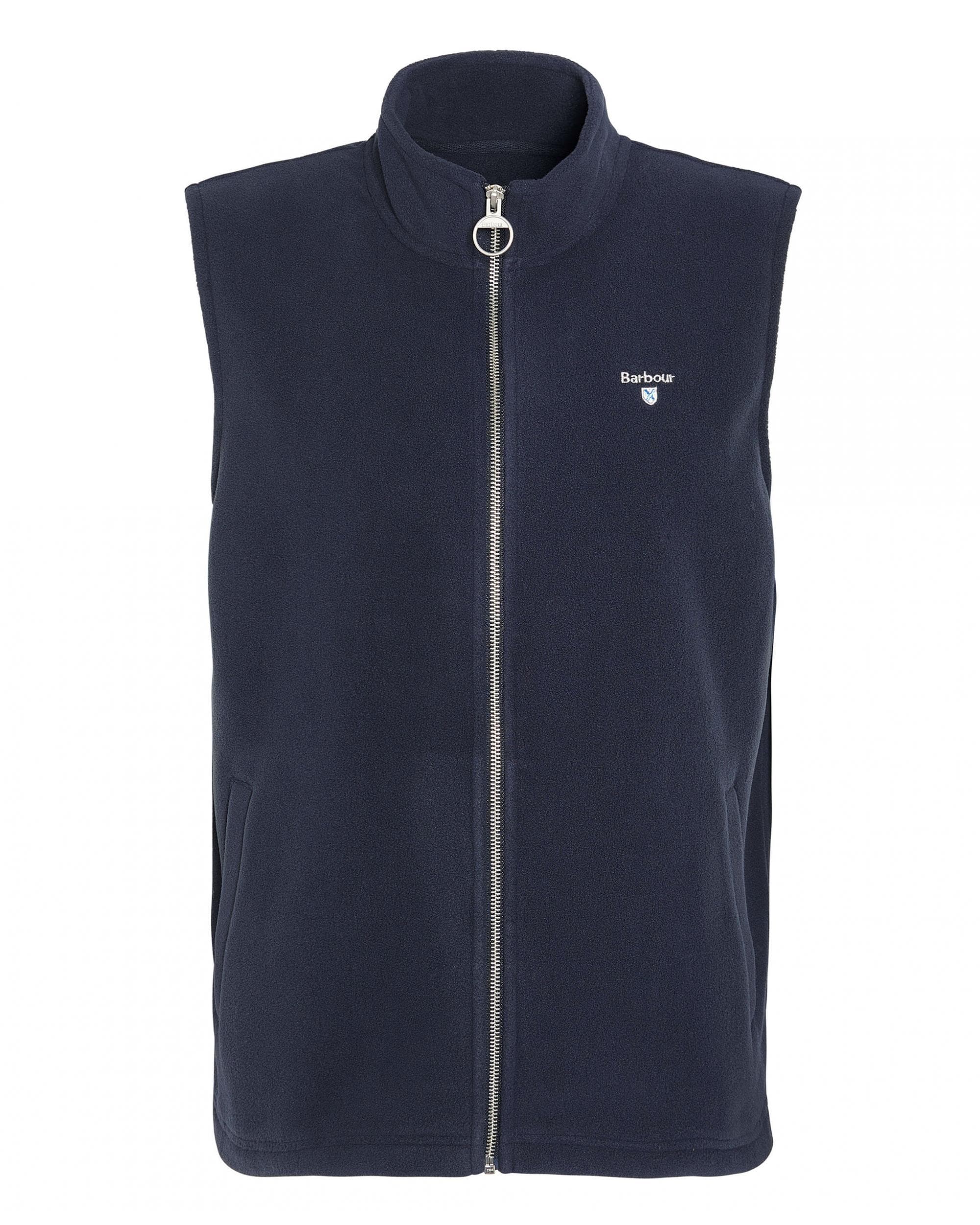Barbour Essentials Mens Fleece Gilet - Navy - Image 8