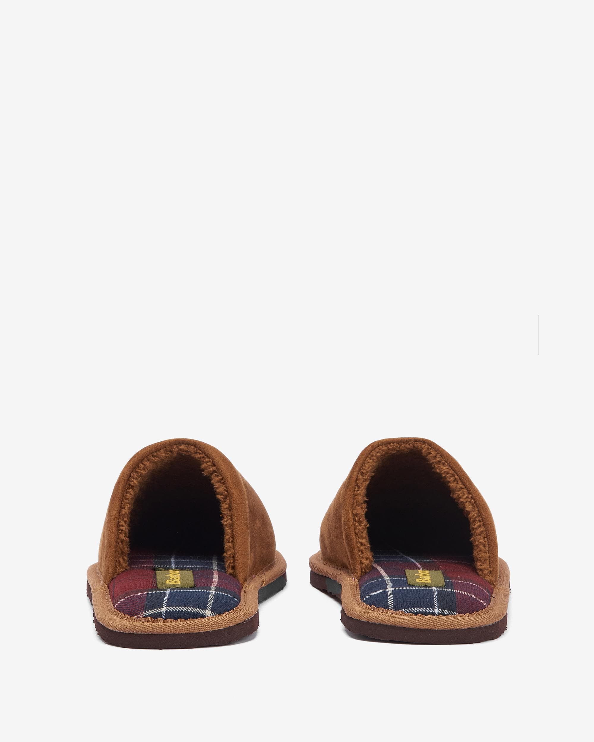 Barbour Everitt Mens Mule Slippers - Camel - Image 4