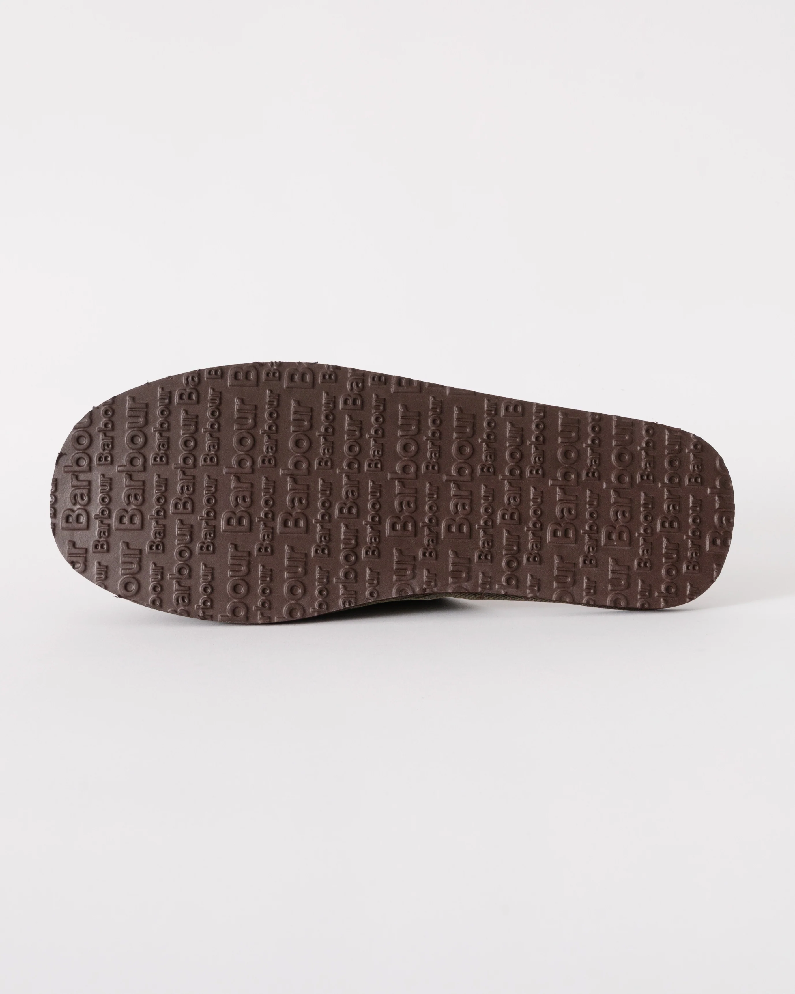 Barbour Everitt Mens Mule Slippers - Olive - Image 4