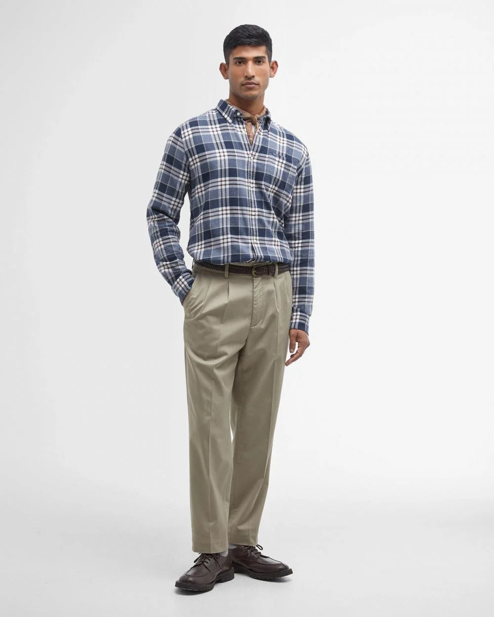 Barbour Fallbay Mens Tailored Fit Check Shirt - Image 2