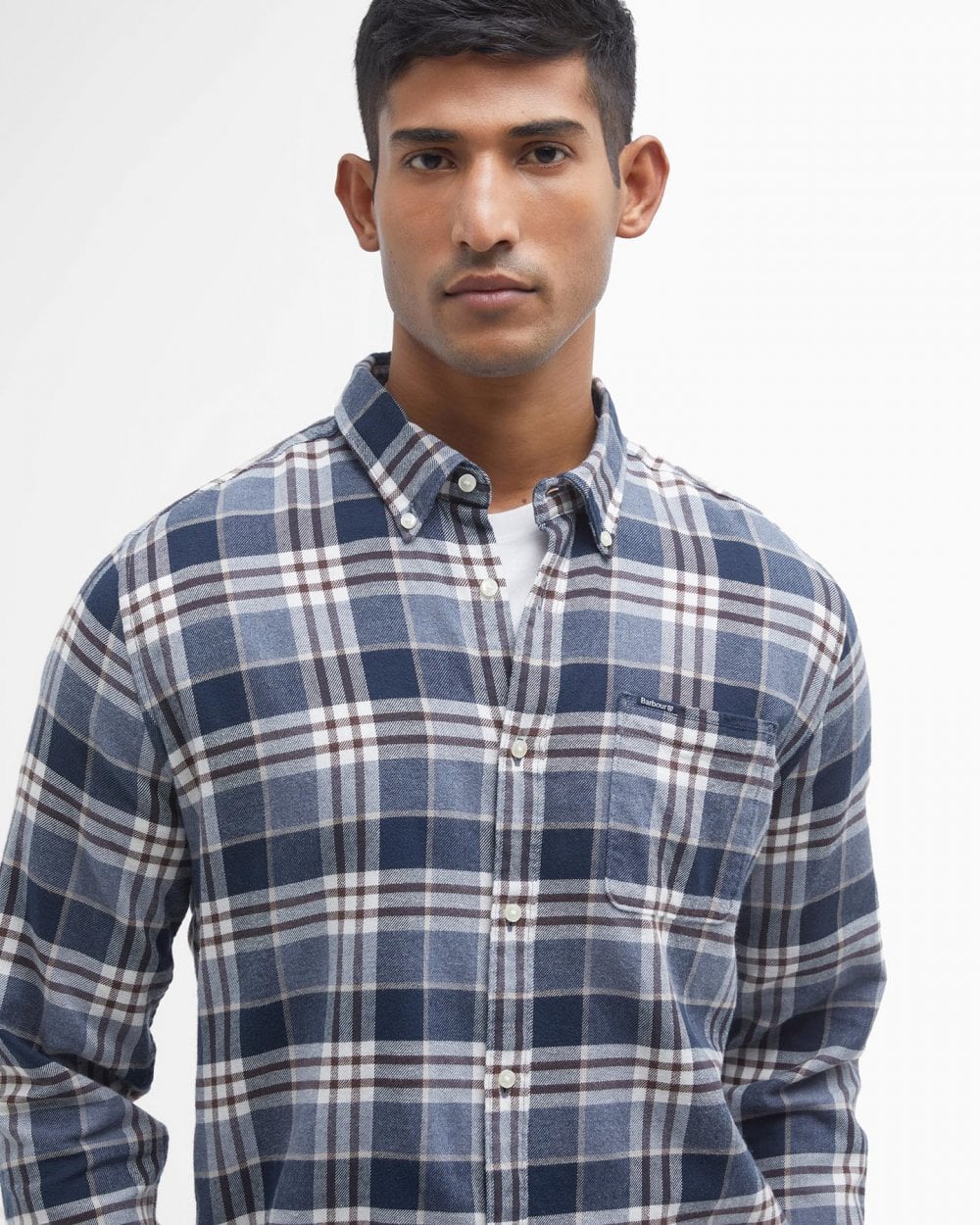 Barbour Fallbay Mens Tailored Fit Check Shirt - Image 3