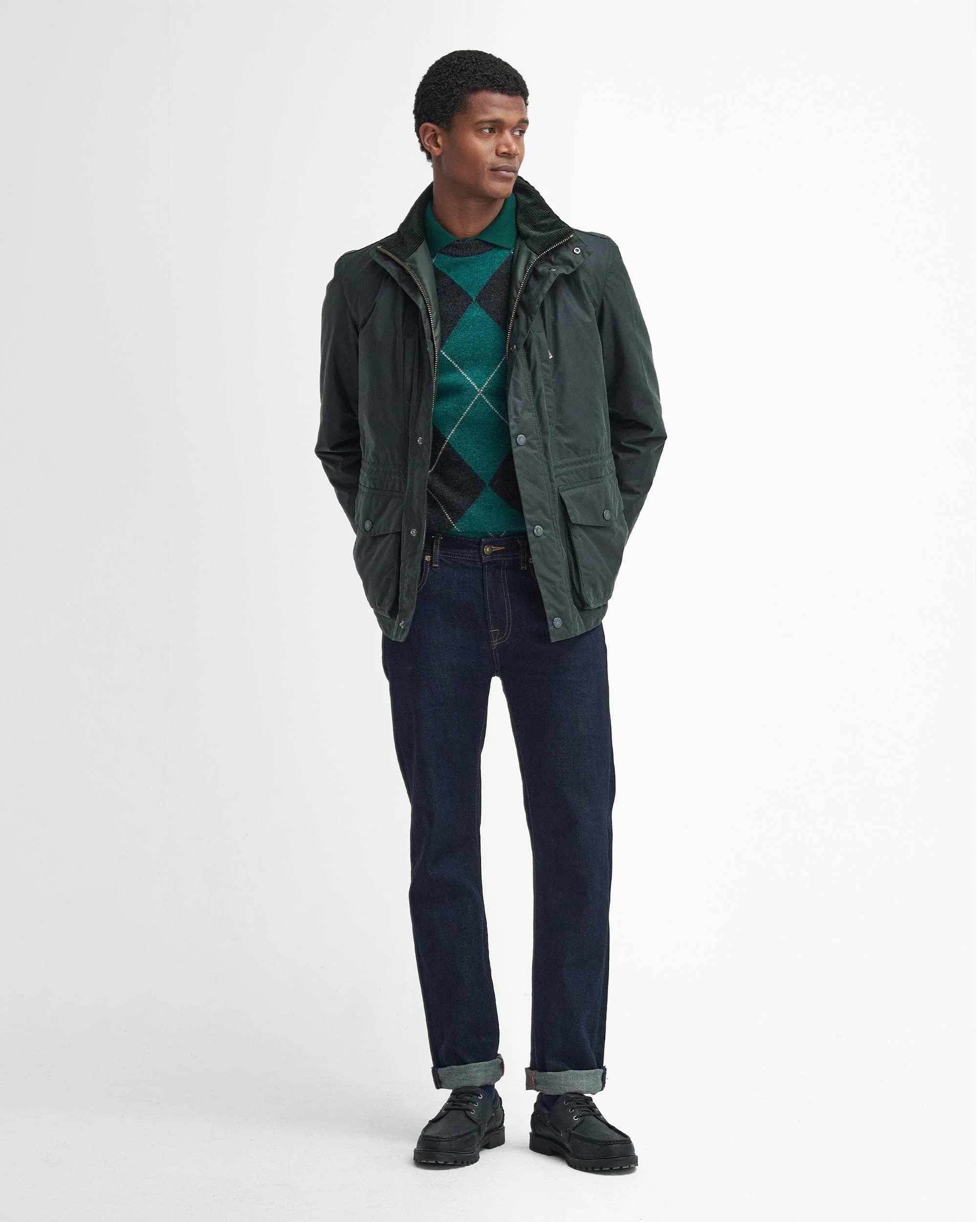 Barbour Falstone Mens Wax Jacket - Image 5