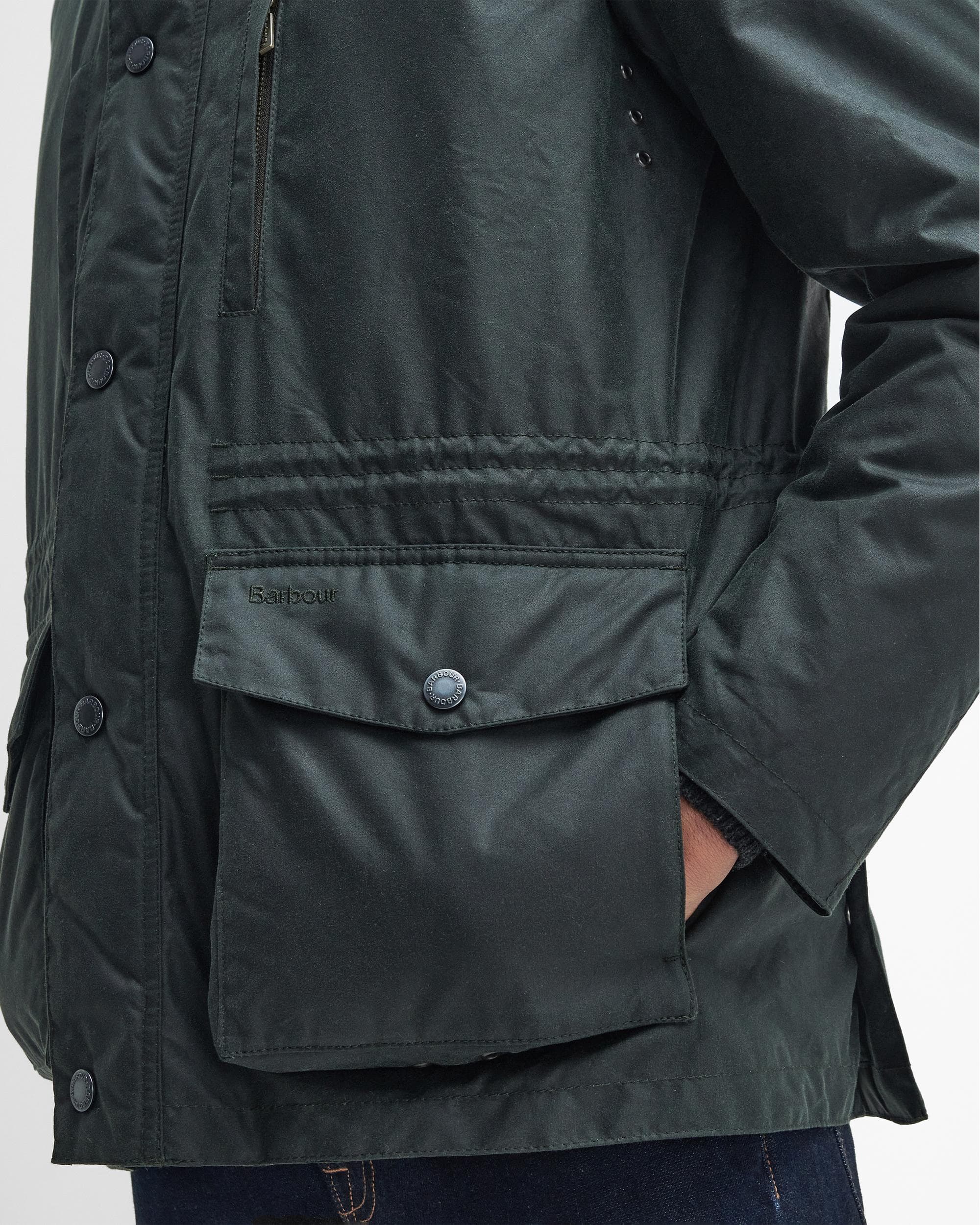 Barbour Falstone Mens Wax Jacket - Image 7