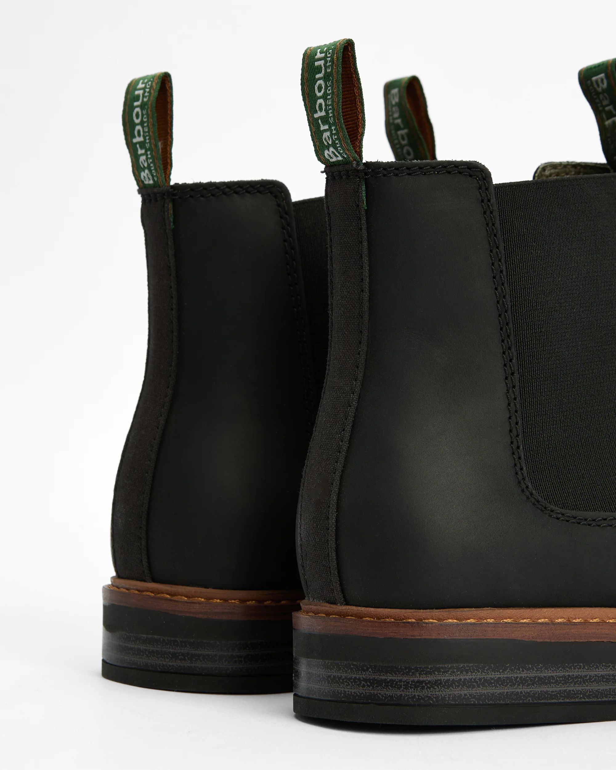 Barbour Farsley Mens Chelsea Boots - Black - Image 6