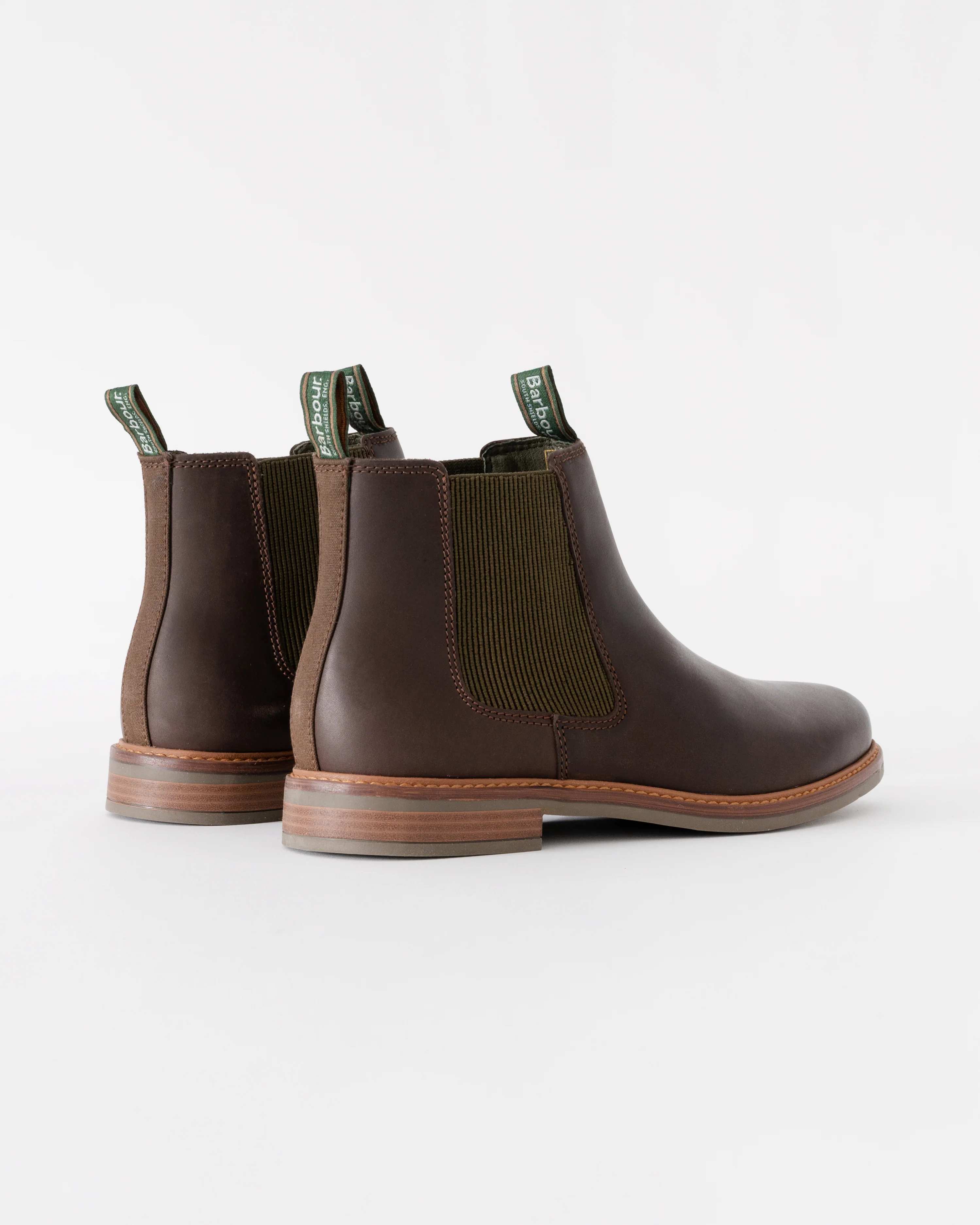 Barbour Farsley Mens Chelsea Boots - Choco - Image 3
