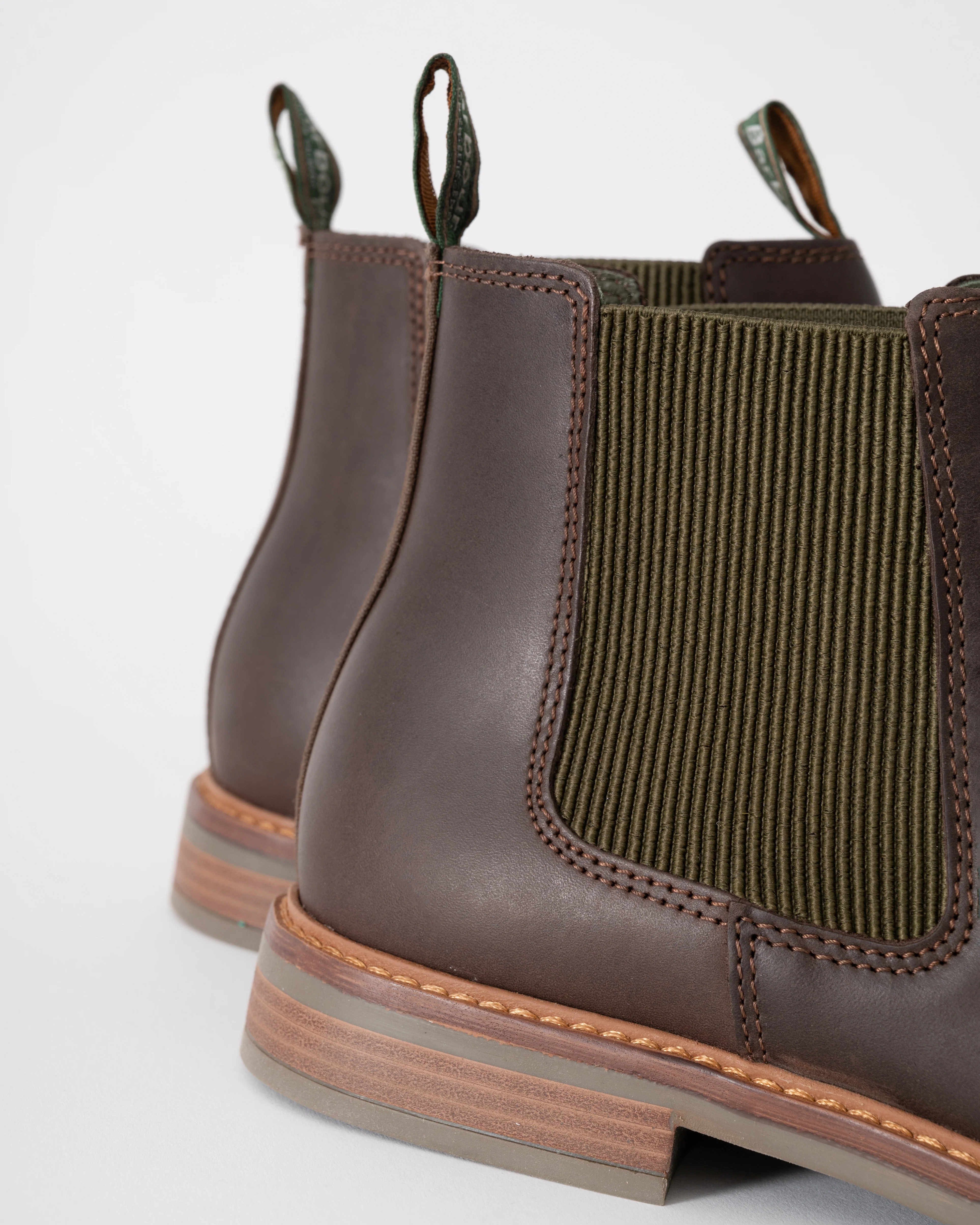 Barbour Farsley Mens Chelsea Boots - Choco - Image 5