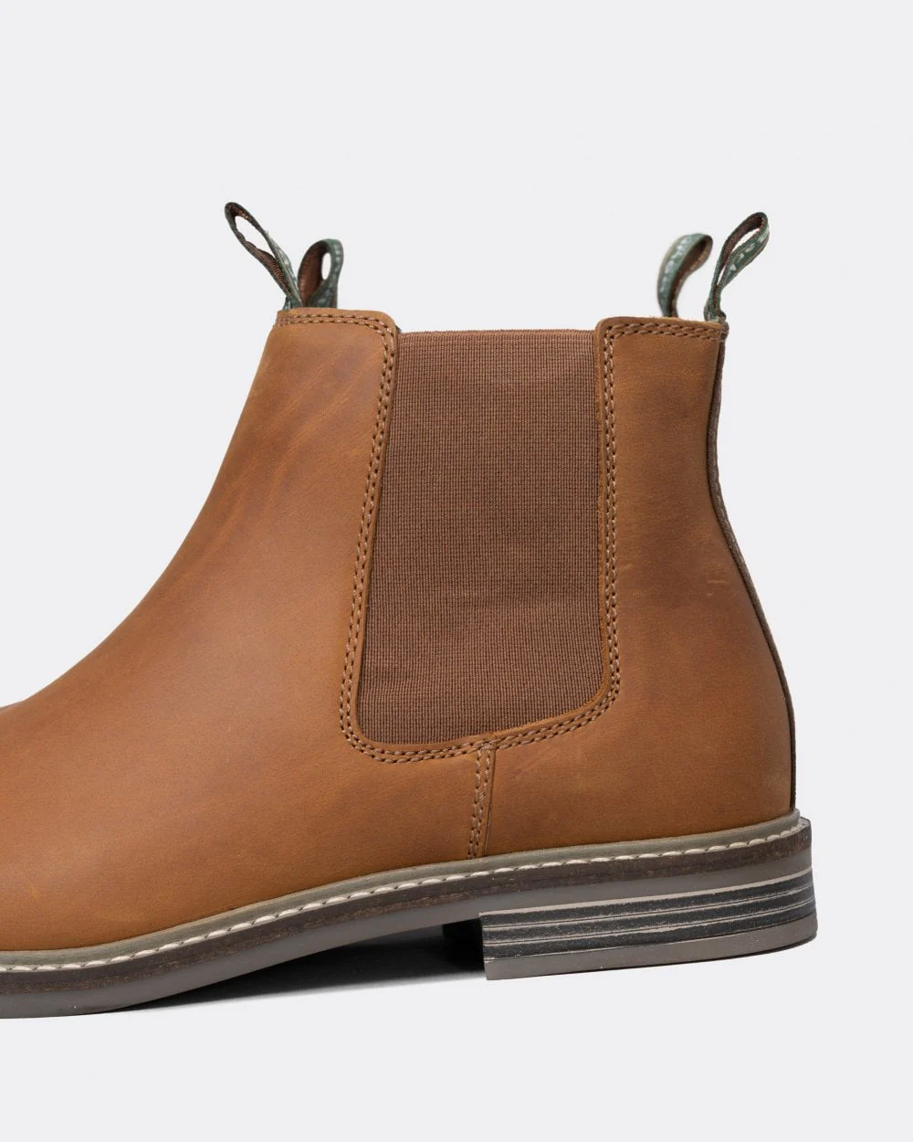 Barbour Farsley Mens Chelsea Boots - Dark Tan - Image 2