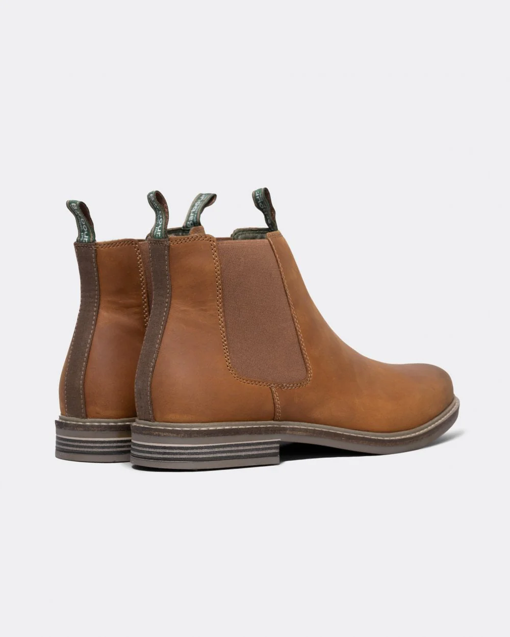 Barbour Farsley Mens Chelsea Boots - Dark Tan - Image 3