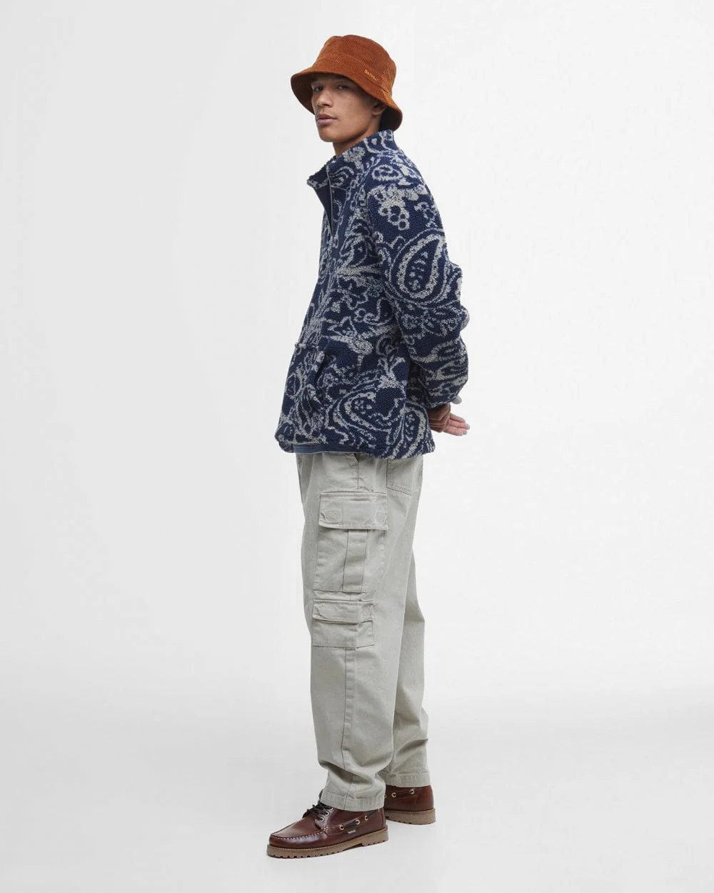 Barbour Fergus Mens Half Zip Fleece - Image 2