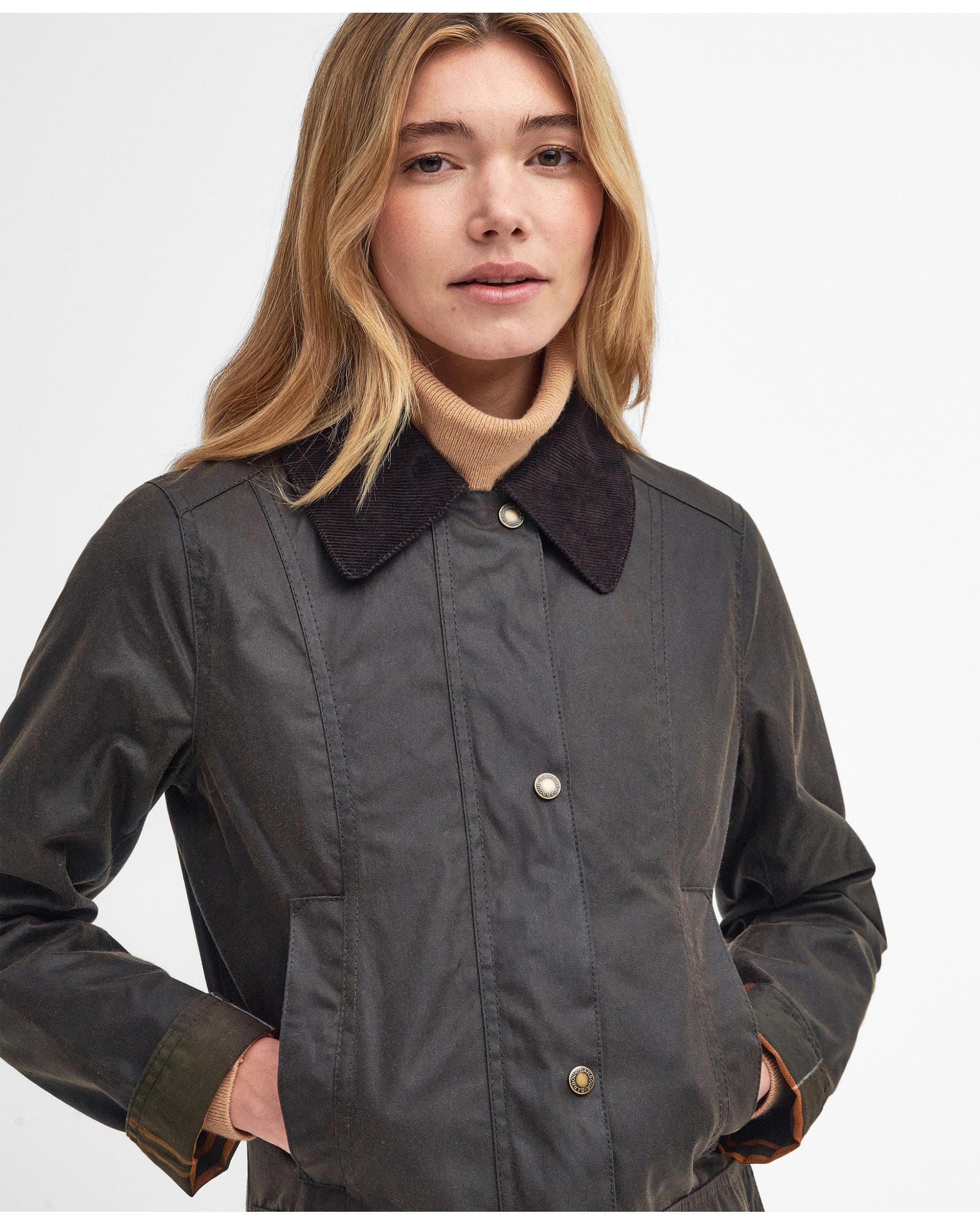 Barbour Fiddich Wax Womens Jacket - Image 2